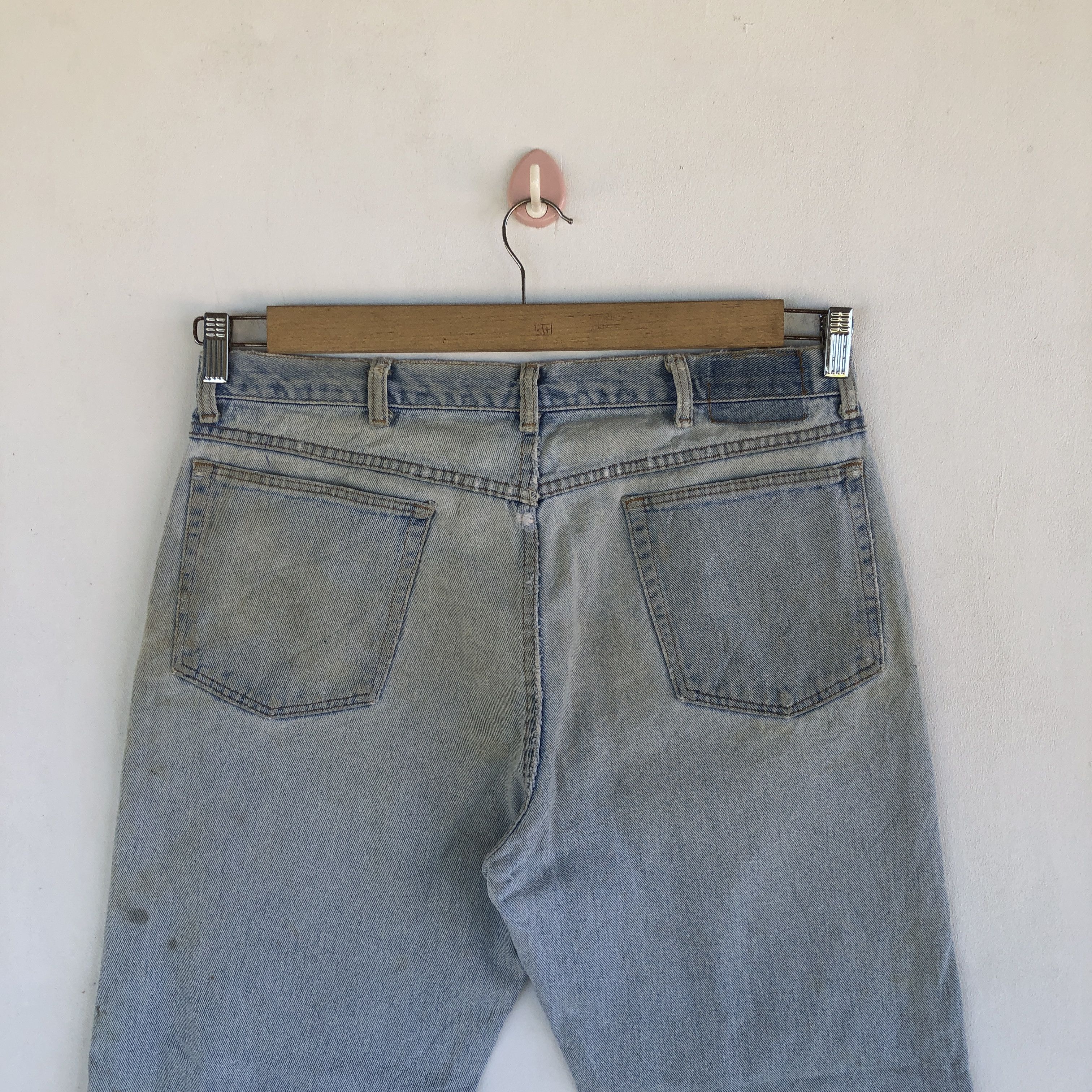 Wrangler Vintage Dirty Wrangler Distressed Jeans Wrangler Denim Size US 34 / EU 50 - 6 Thumbnail