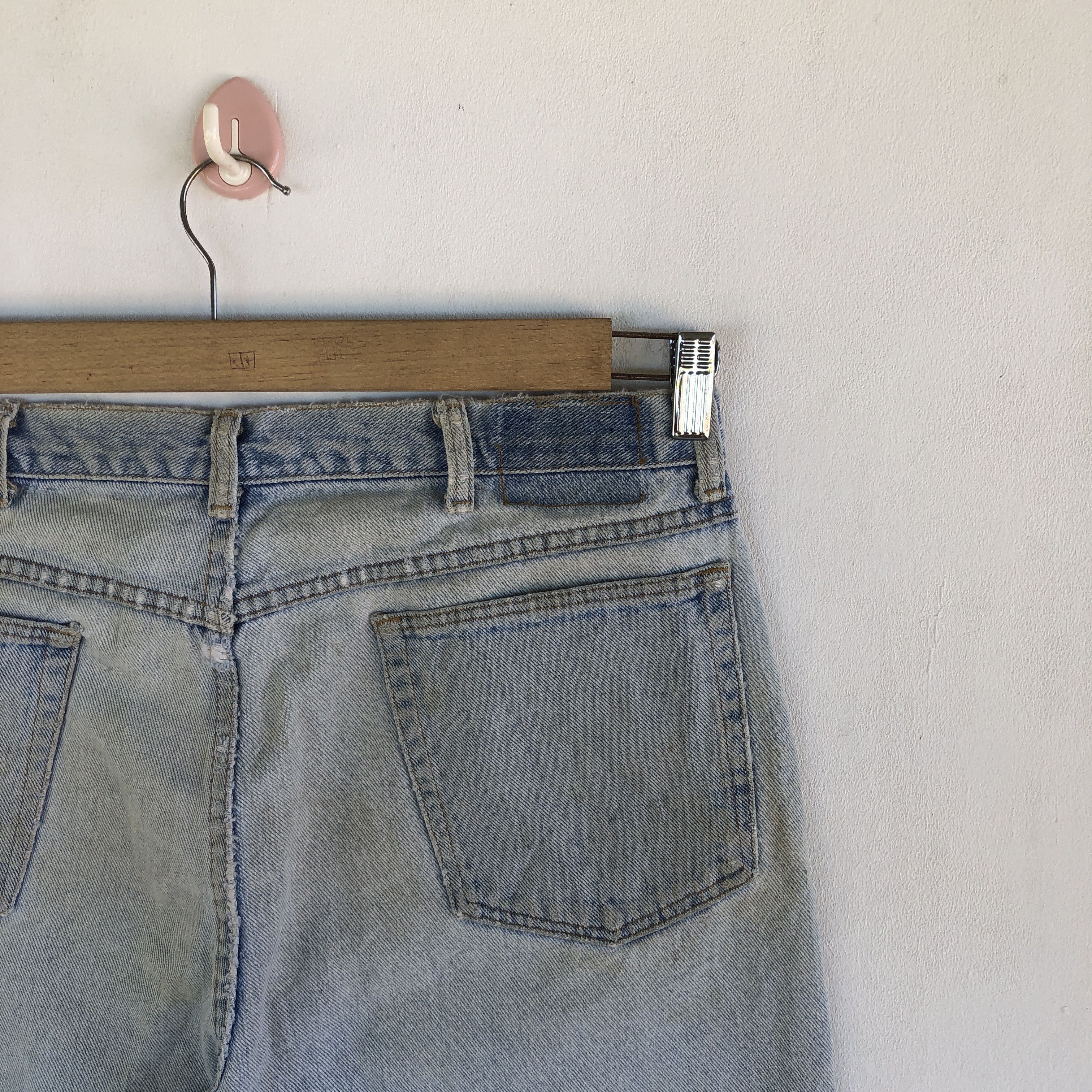 Wrangler Vintage Dirty Wrangler Distressed Jeans Wrangler Denim Size US 34 / EU 50 - 7 Thumbnail