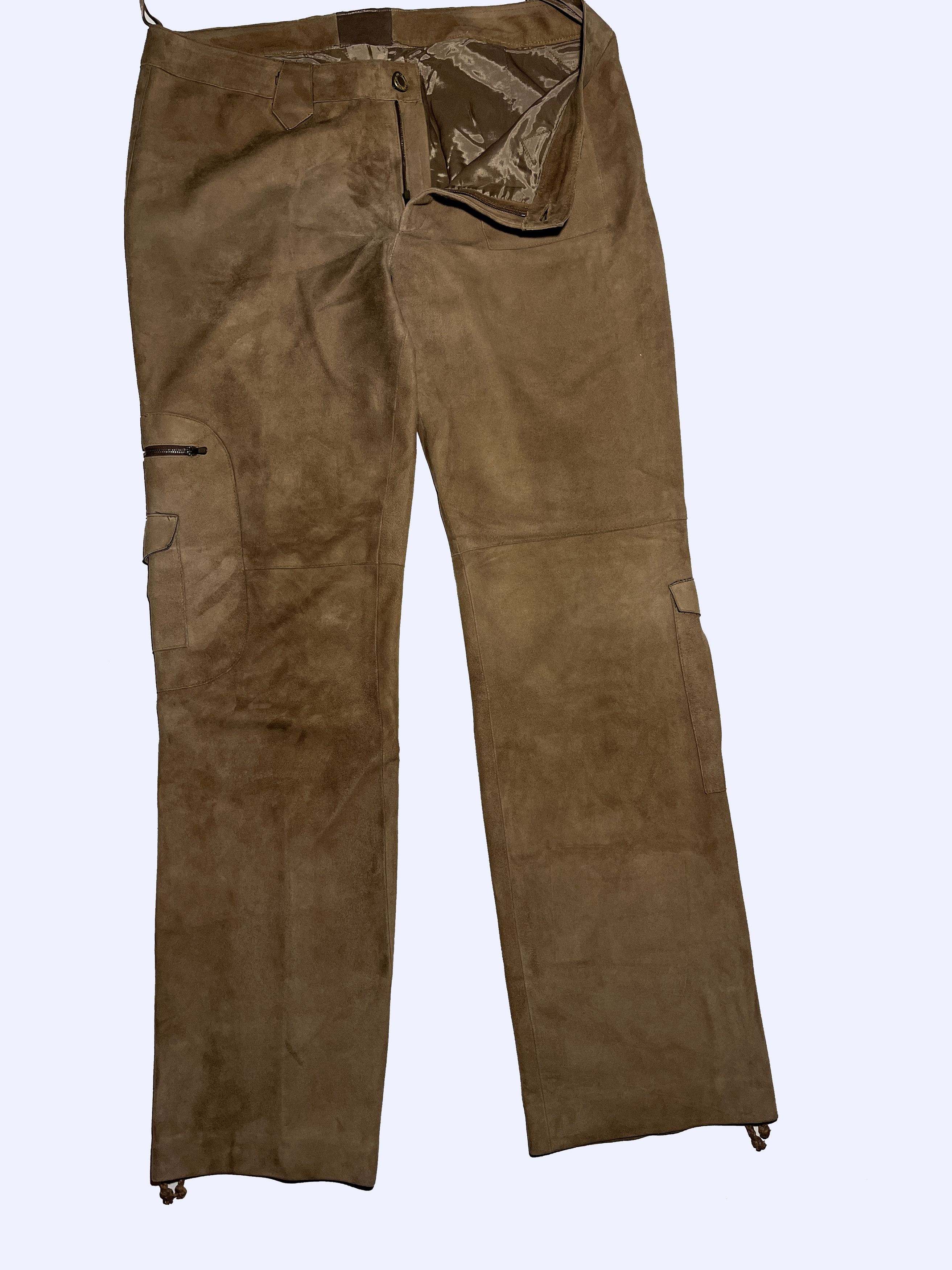 Polo Ralph Lauren × Ralph Lauren × Ralph Lauren Black Label RALPH LAUREN Equestrian W's Lamb suede Lamb leather Pants Size 24" / US 00 / IT 34 - 6 Thumbnail