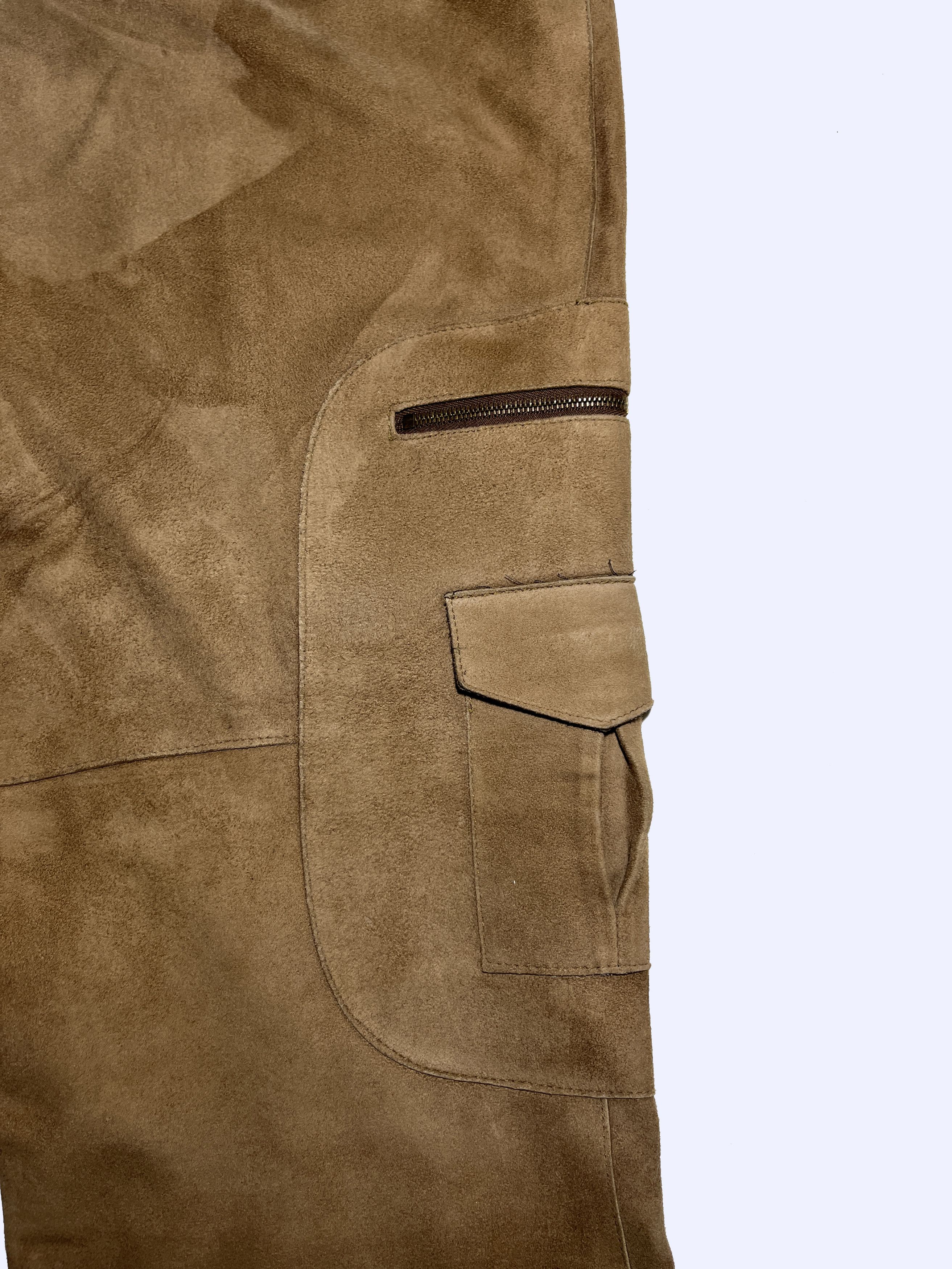 Polo Ralph Lauren × Ralph Lauren × Ralph Lauren Black Label RALPH LAUREN Equestrian W's Lamb suede Lamb leather Pants Size 24" / US 00 / IT 34 - 16 Thumbnail