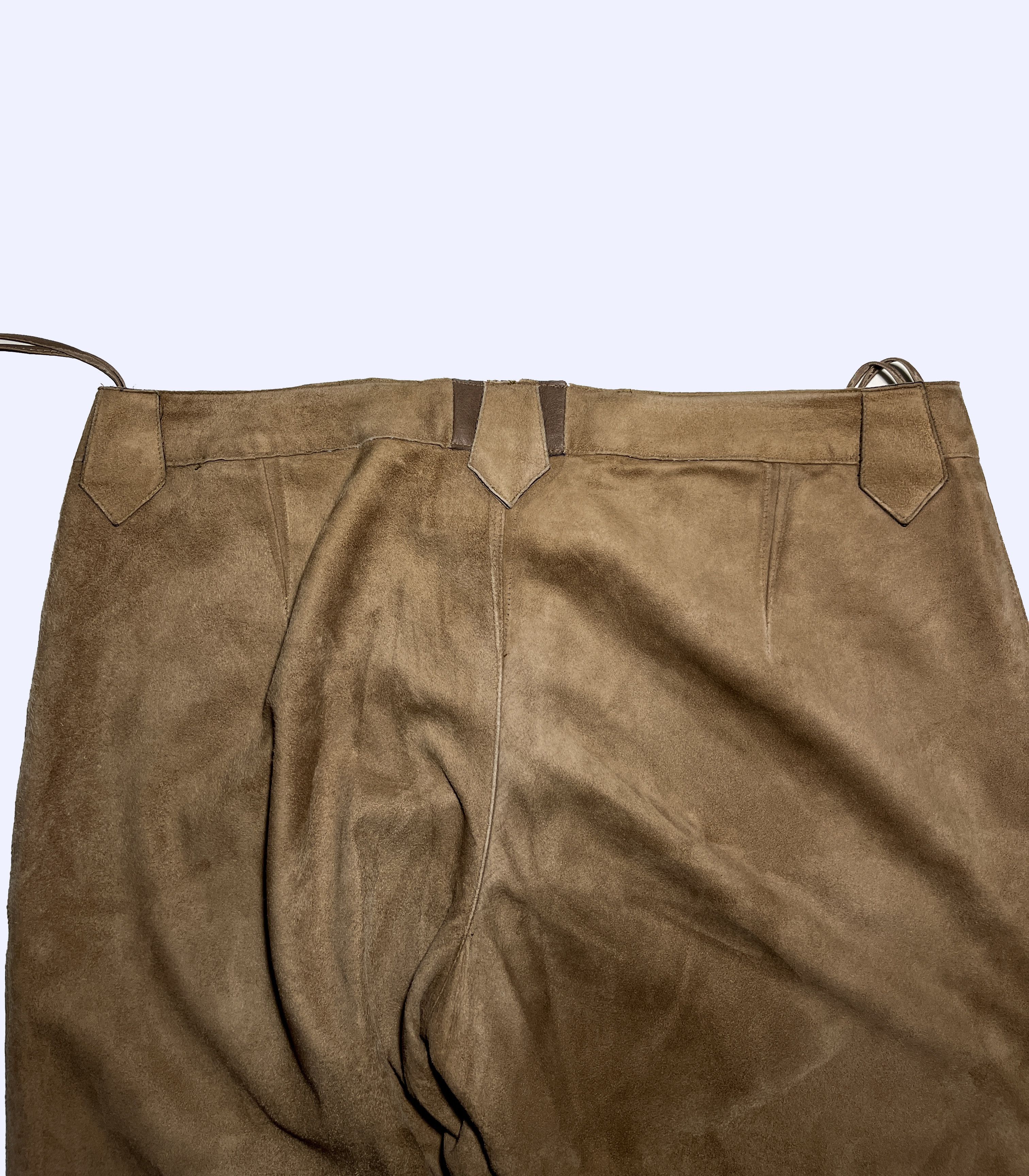 Polo Ralph Lauren × Ralph Lauren × Ralph Lauren Black Label RALPH LAUREN Equestrian W's Lamb suede Lamb leather Pants Size 24" / US 00 / IT 34 - 18 Thumbnail