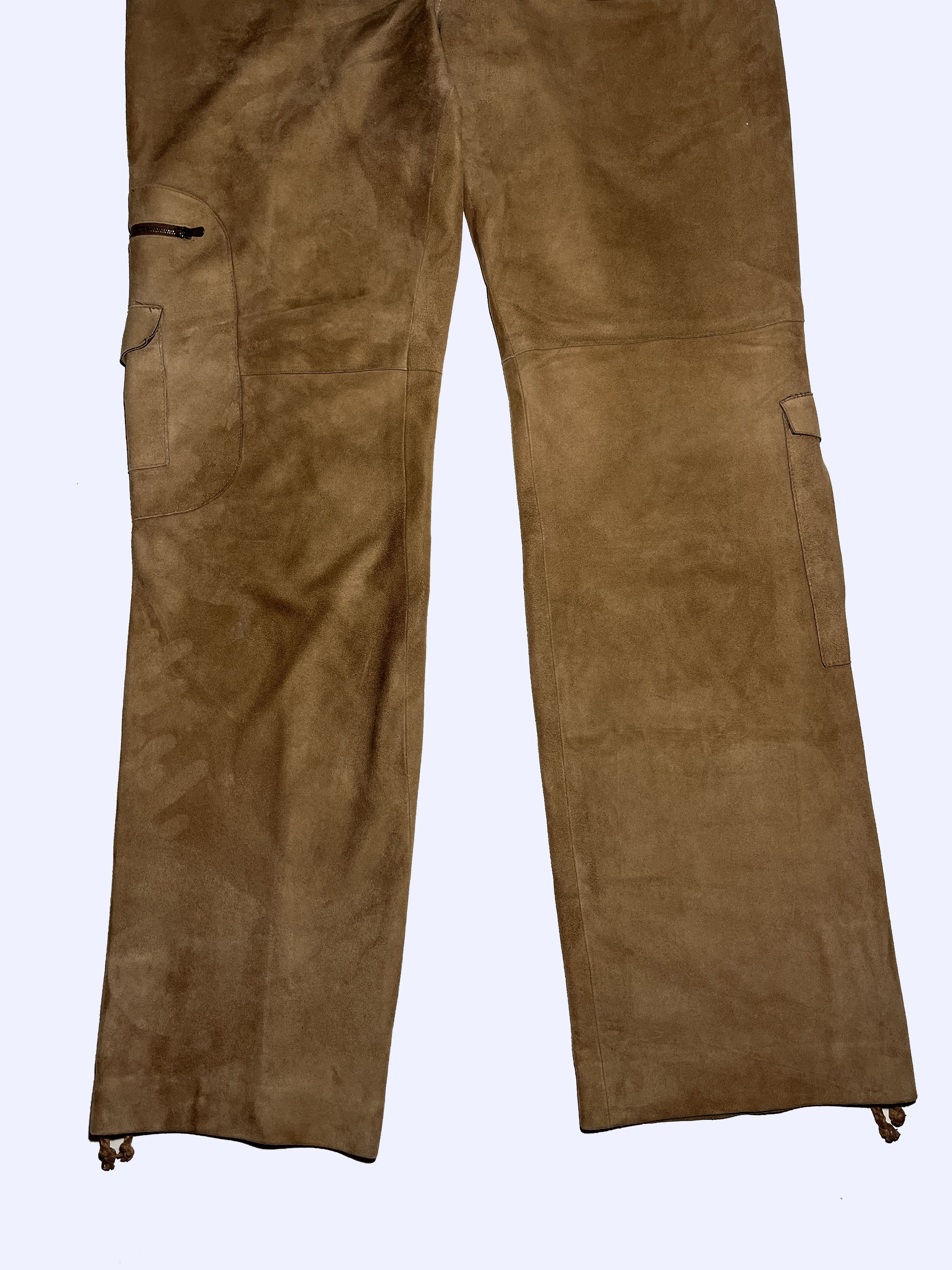 Polo Ralph Lauren × Ralph Lauren × Ralph Lauren Black Label RALPH LAUREN Equestrian W's Lamb suede Lamb leather Pants Size 24" / US 00 / IT 34 - 10 Thumbnail