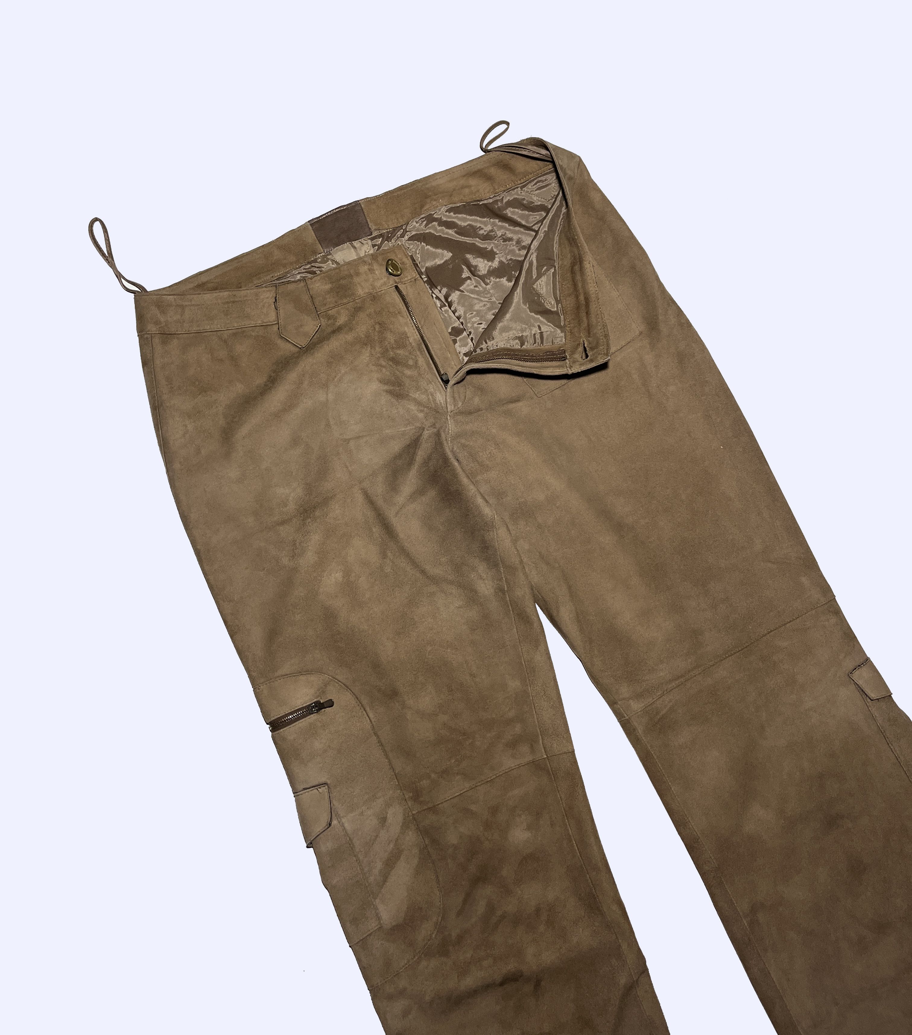 Polo Ralph Lauren × Ralph Lauren × Ralph Lauren Black Label RALPH LAUREN Equestrian W's Lamb suede Lamb leather Pants Size 24" / US 00 / IT 34 - 5 Thumbnail
