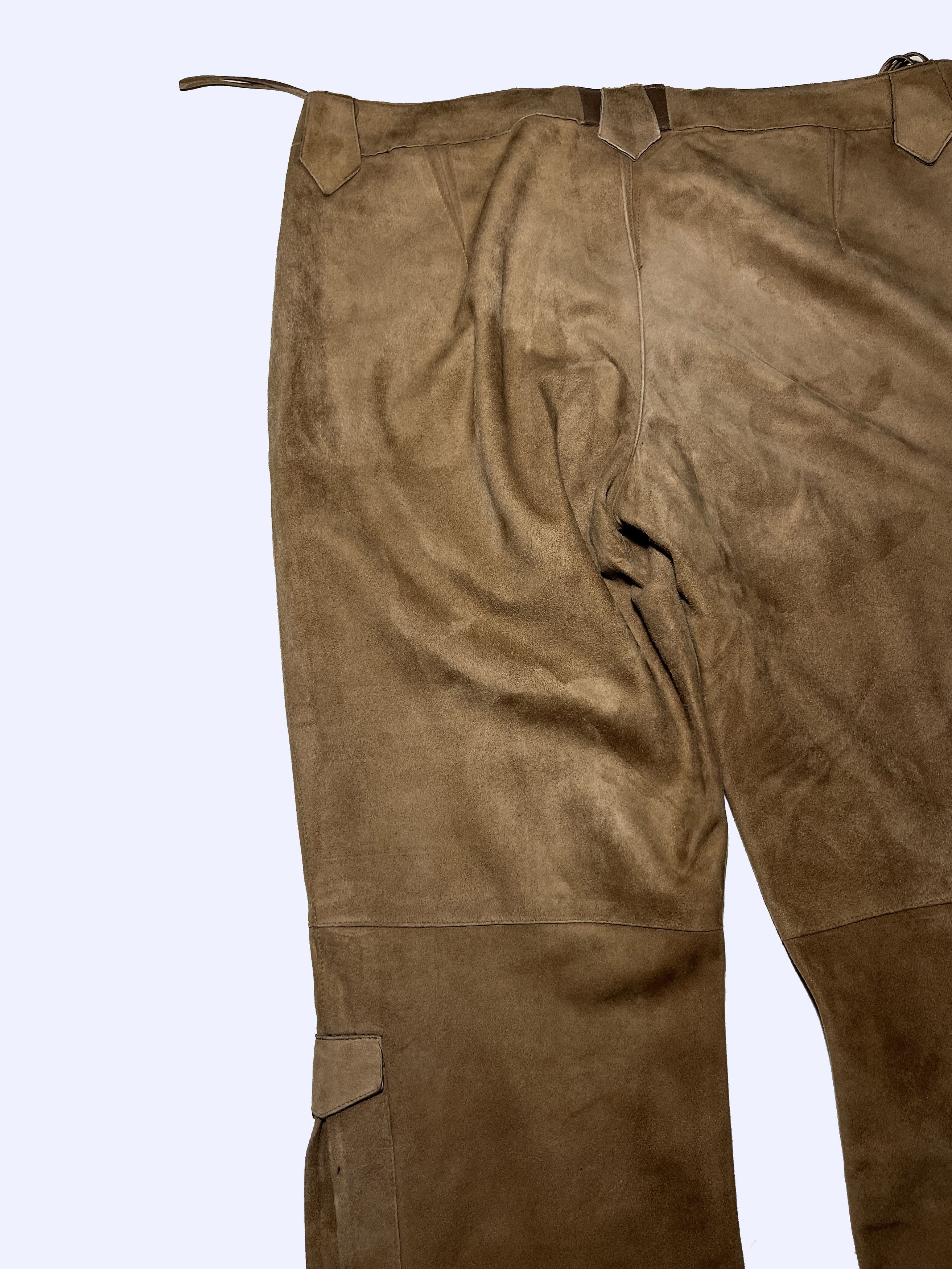 Polo Ralph Lauren × Ralph Lauren × Ralph Lauren Black Label RALPH LAUREN Equestrian W's Lamb suede Lamb leather Pants Size 24" / US 00 / IT 34 - 17 Thumbnail