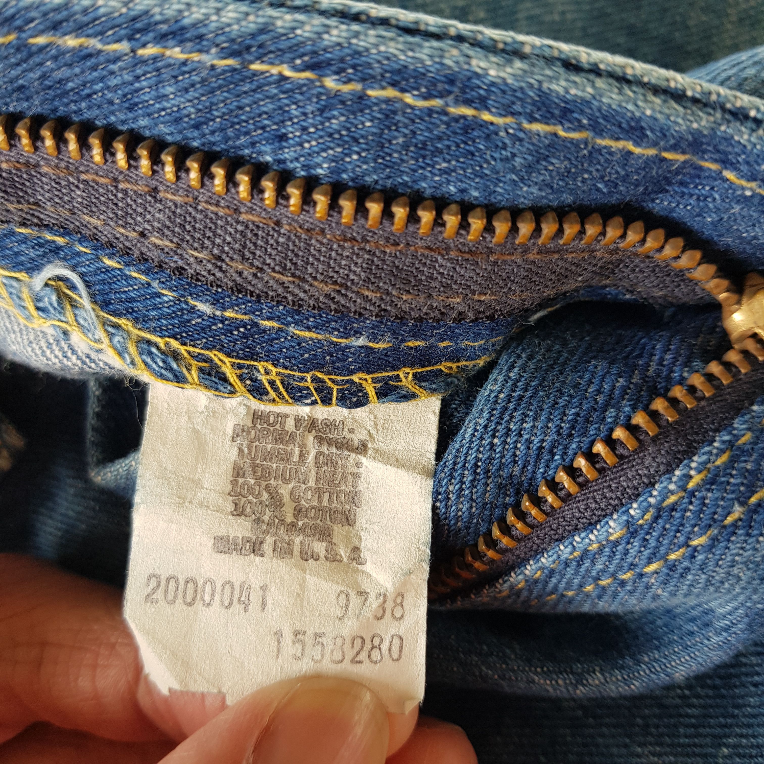 Lee Vintage 70s Lee Jeans Lee Rider Denim Pants Size 28" / US 6 / IT 42 - 11 Thumbnail