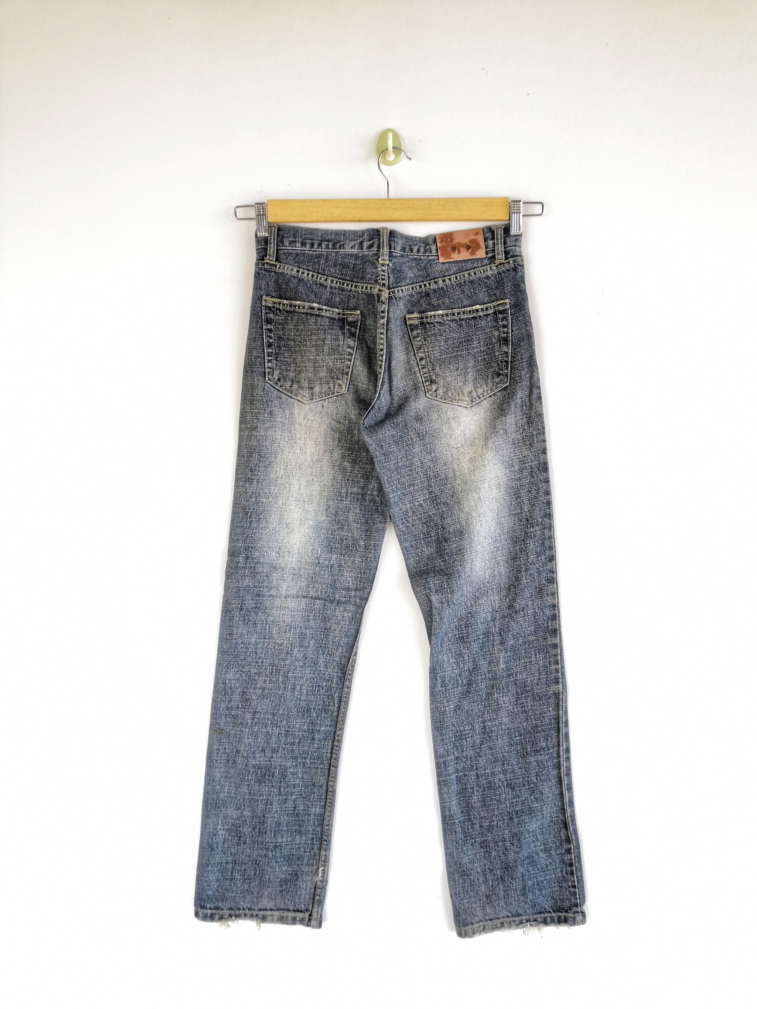 Japanese Brand Vintage Rusty Nylaus Distressed Jeans Japanese Denim Size US 30 / EU 46 - 2 Thumbnail