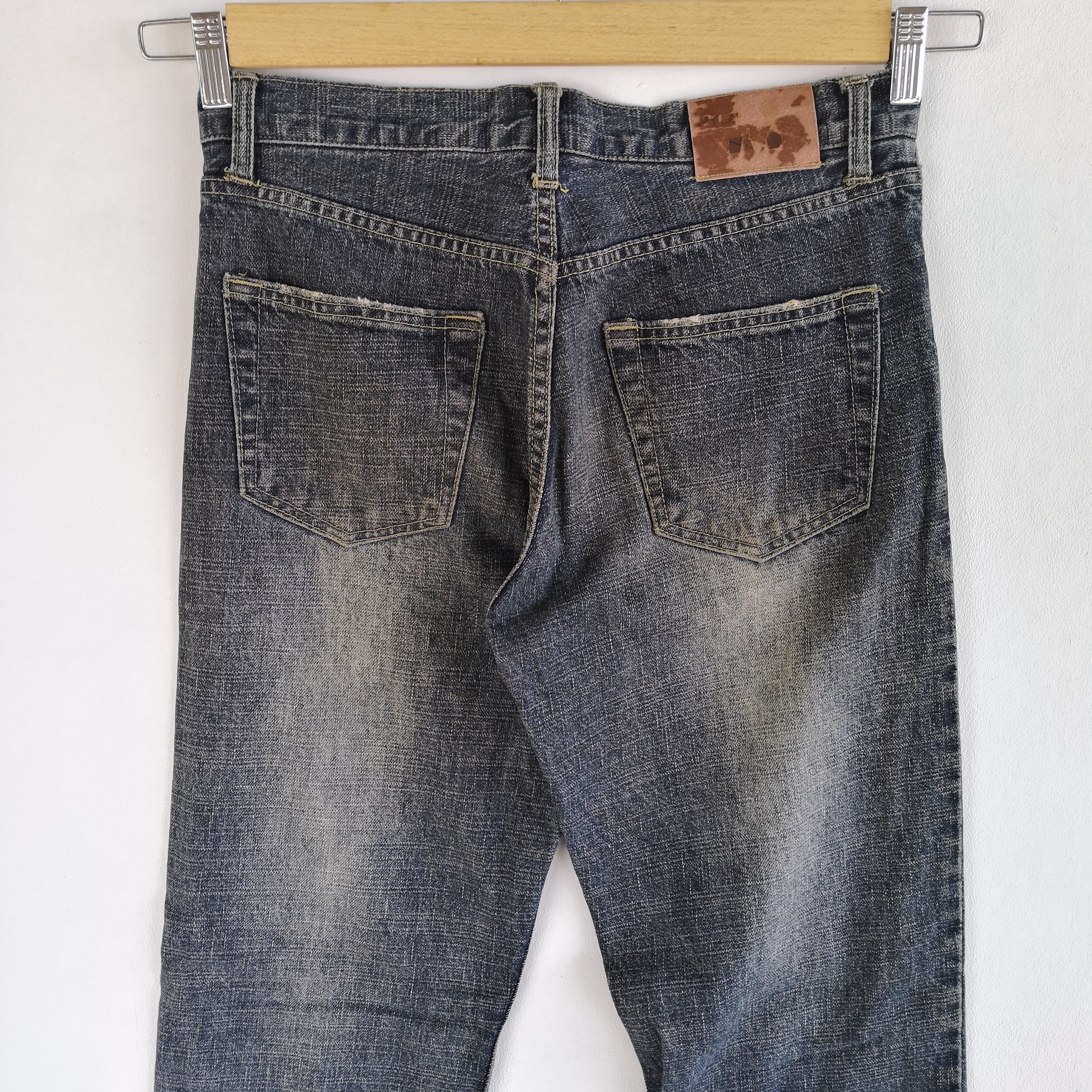 Japanese Brand Vintage Rusty Nylaus Distressed Jeans Japanese Denim Size US 30 / EU 46 - 4 Thumbnail
