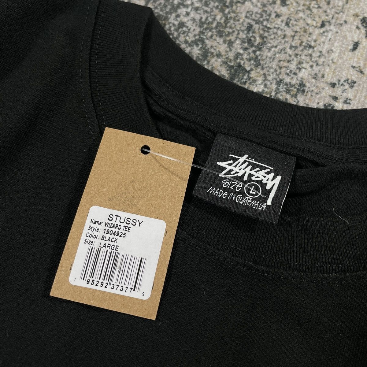Stussy STUSSY " WIZARD 8BALL " TEE BLACK // LARGE Size US L / EU 52-54 / 3 - 4 Thumbnail