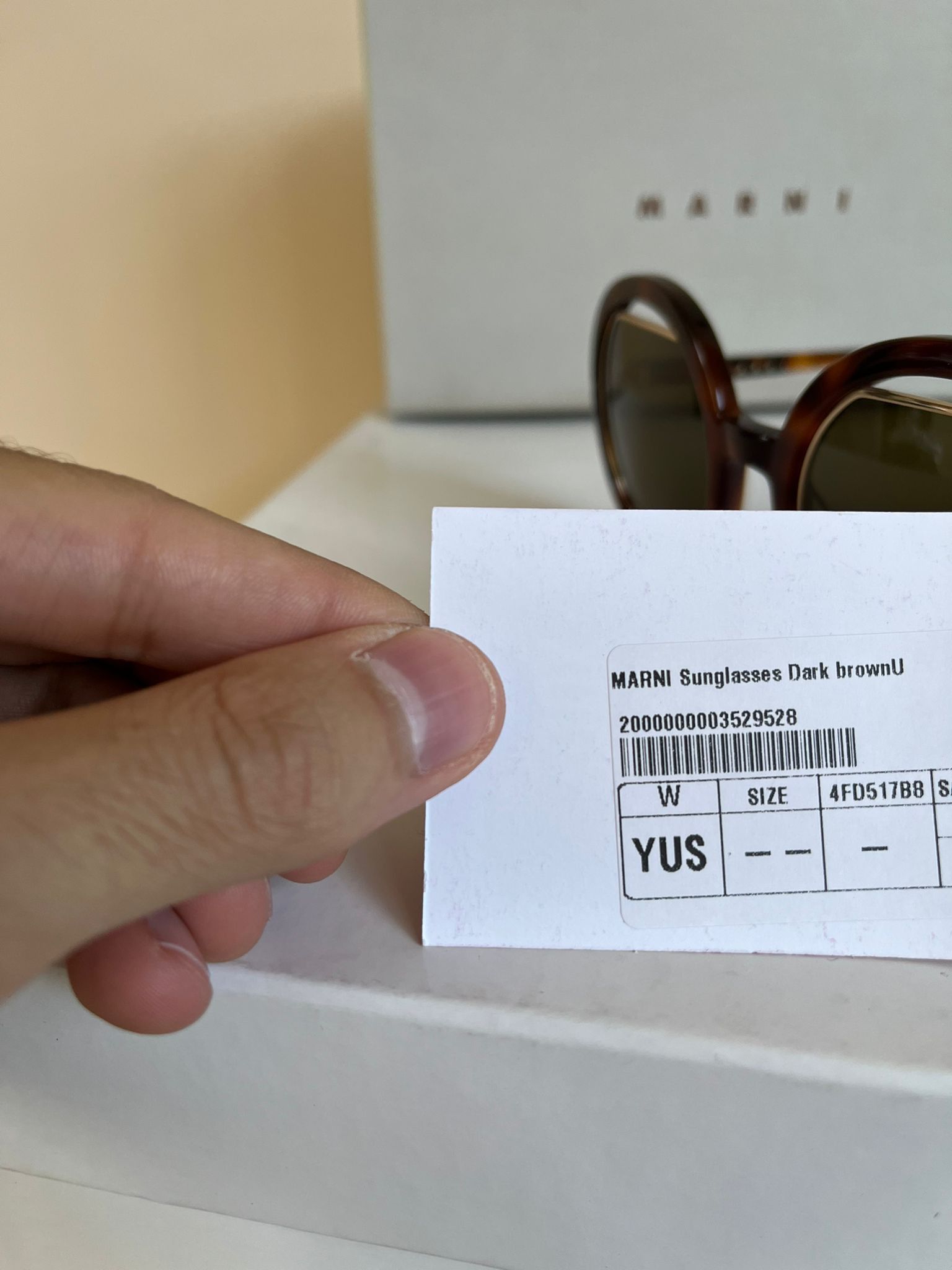 Marni Sunglasses in Brown - Multicolor Size ONE SIZE - 12 Thumbnail