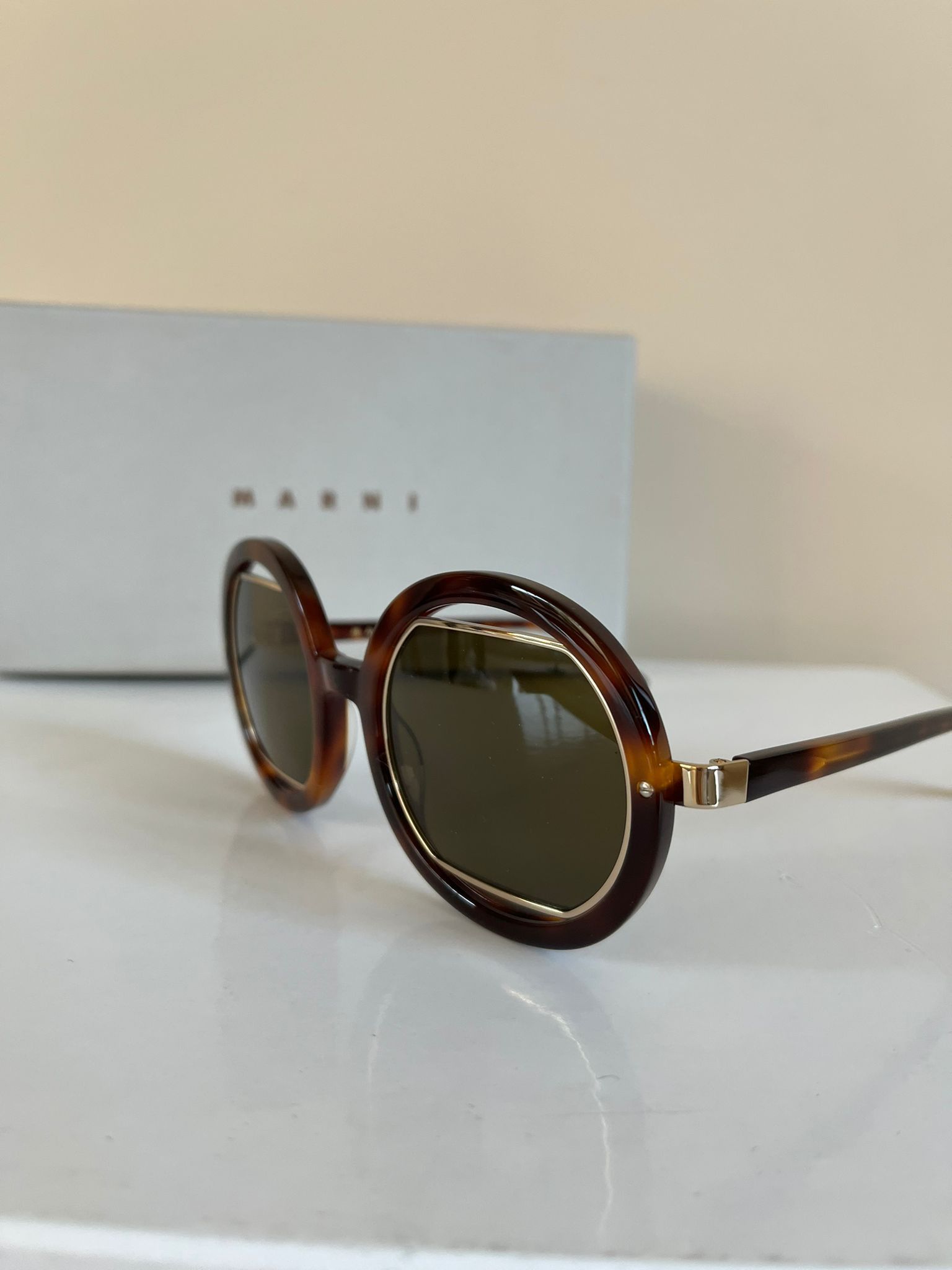Marni Sunglasses in Brown - Multicolor Size ONE SIZE - 7 Thumbnail