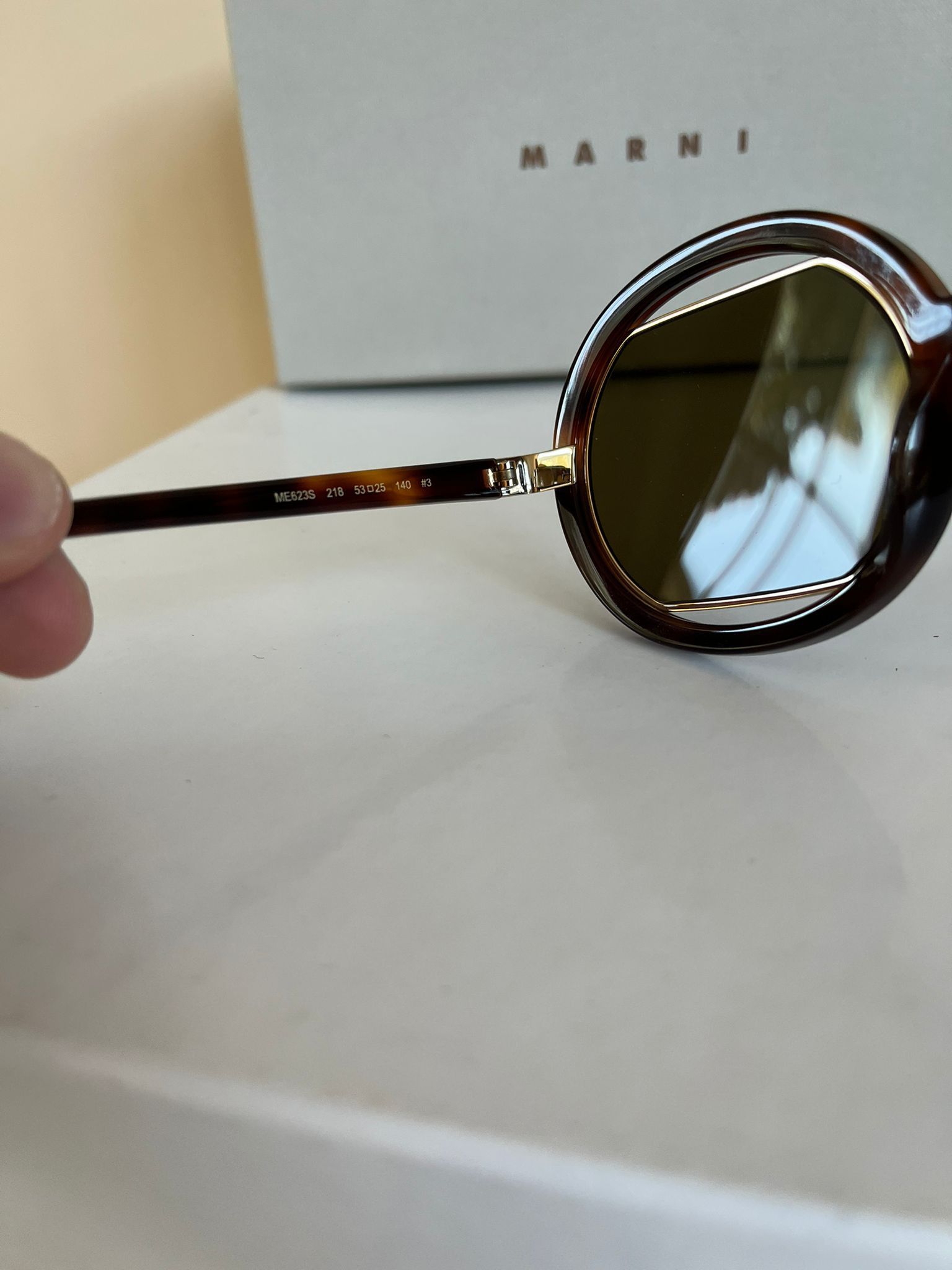 Marni Sunglasses in Brown - Multicolor Size ONE SIZE - 8 Thumbnail