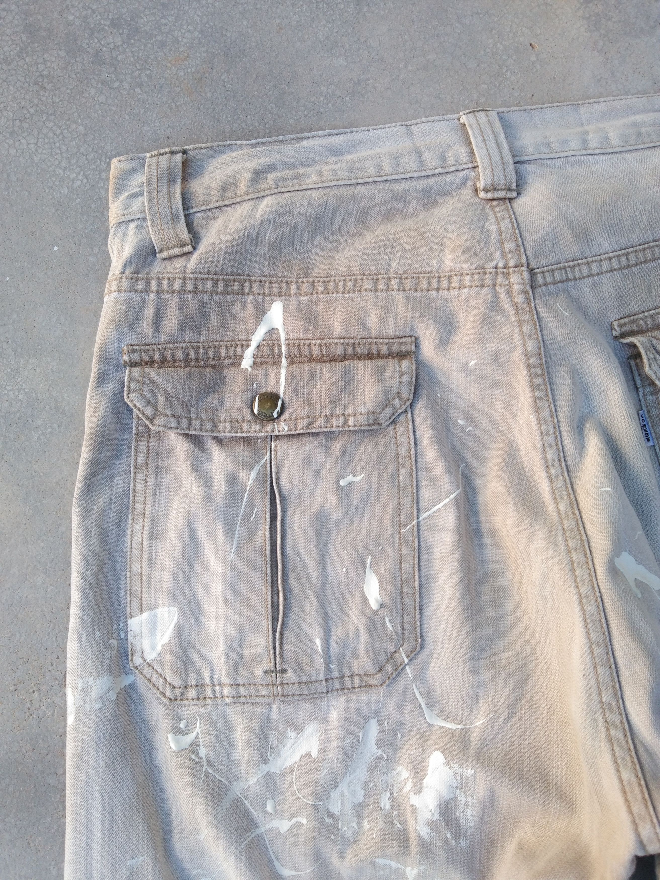 Japanese Brand Vintage Gowest Painter Bush Pants 34x31 Size US 34 / EU 50 - 3 Thumbnail