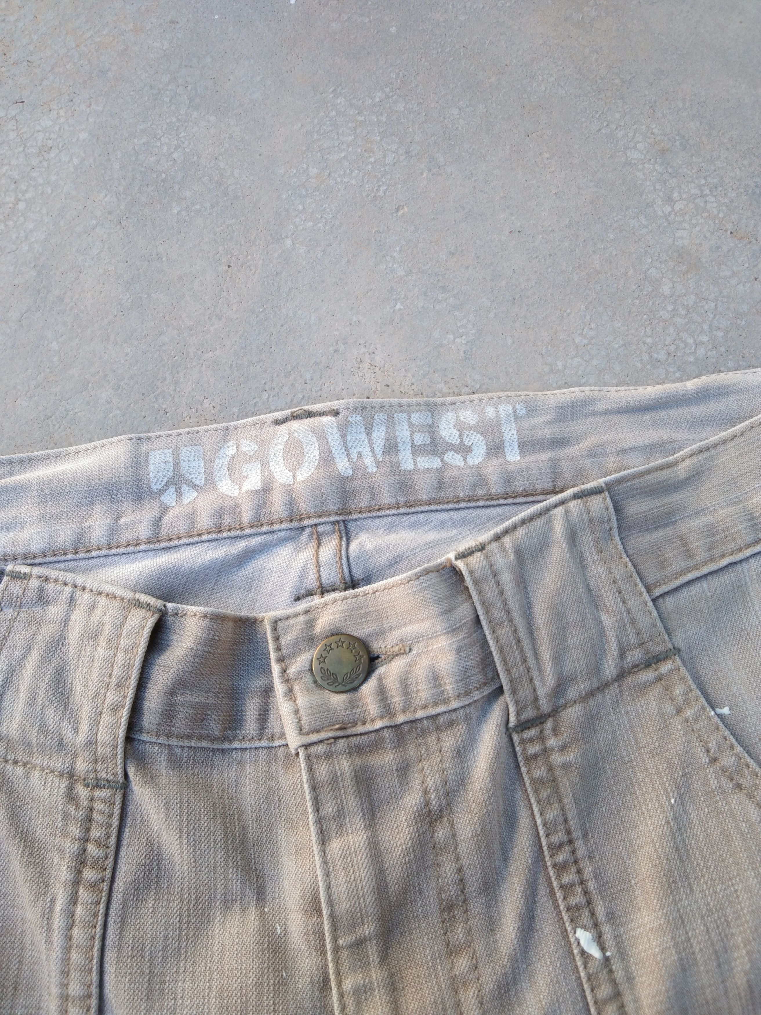 Japanese Brand Vintage Gowest Painter Bush Pants 34x31 Size US 34 / EU 50 - 5 Thumbnail