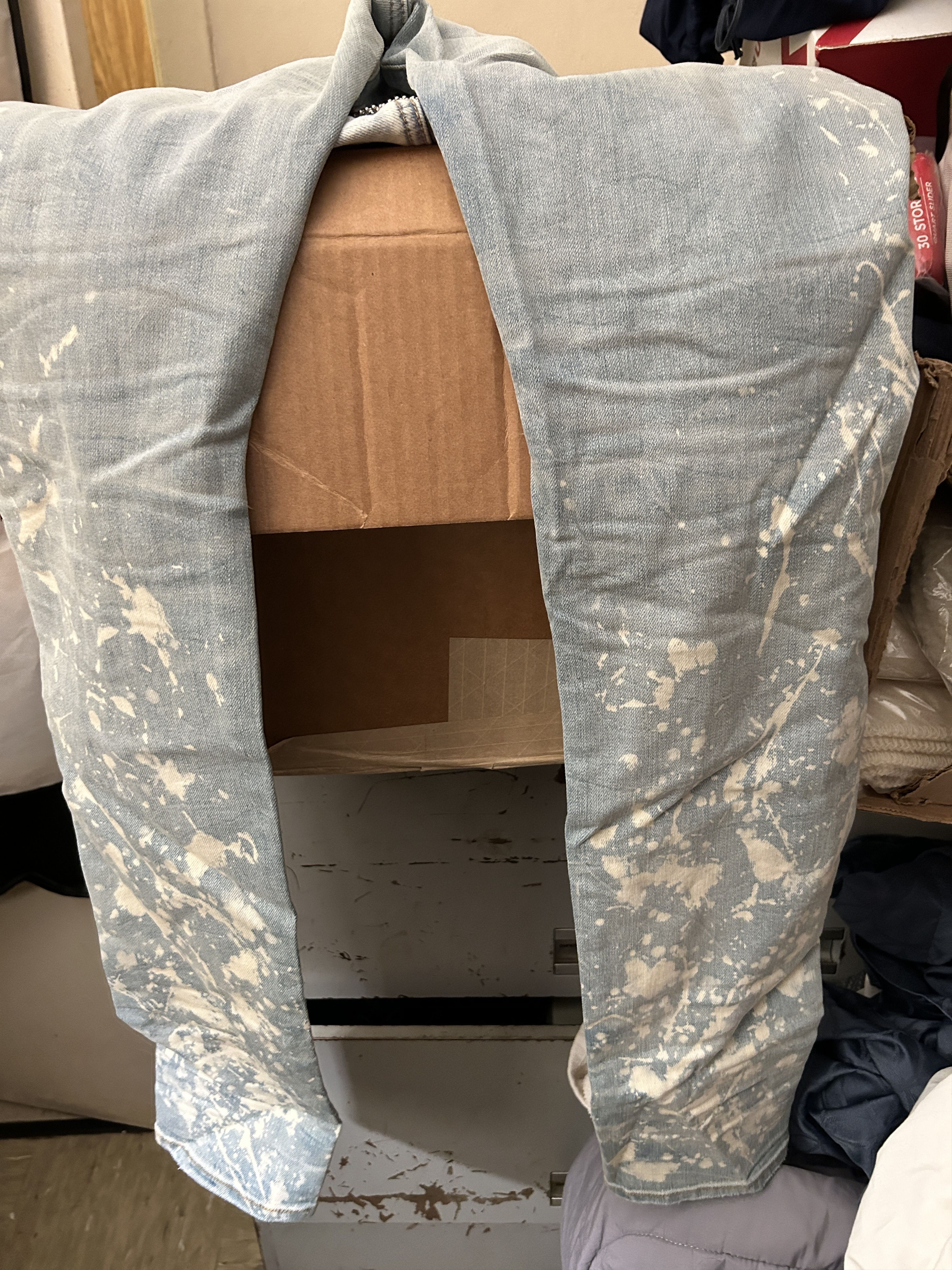 Amiri amiri bleach splatter trasher minus jeans denim Size US 34 / EU 50 - 5 Thumbnail