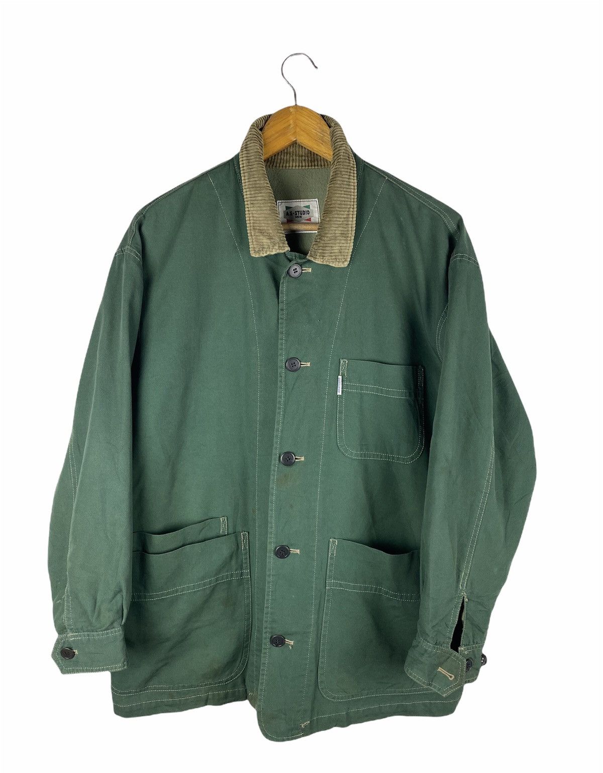 Japanese Brand A.S-STUDIO MEN CHORE JACKET MADE IN JAPAN Size US L / EU 52-54 / 3 - 1 Thumbnail