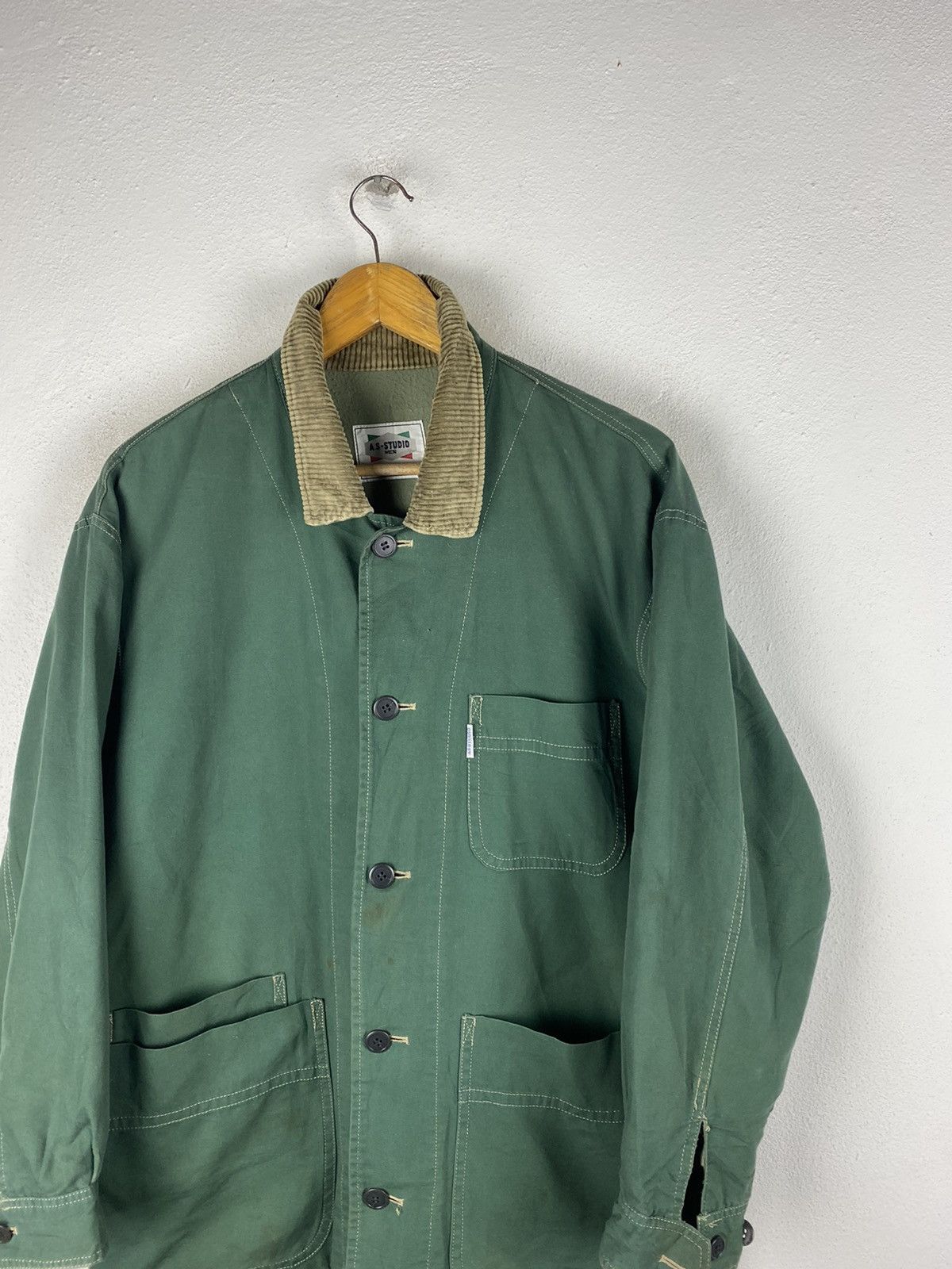 Japanese Brand A.S-STUDIO MEN CHORE JACKET MADE IN JAPAN Size US L / EU 52-54 / 3 - 5 Thumbnail