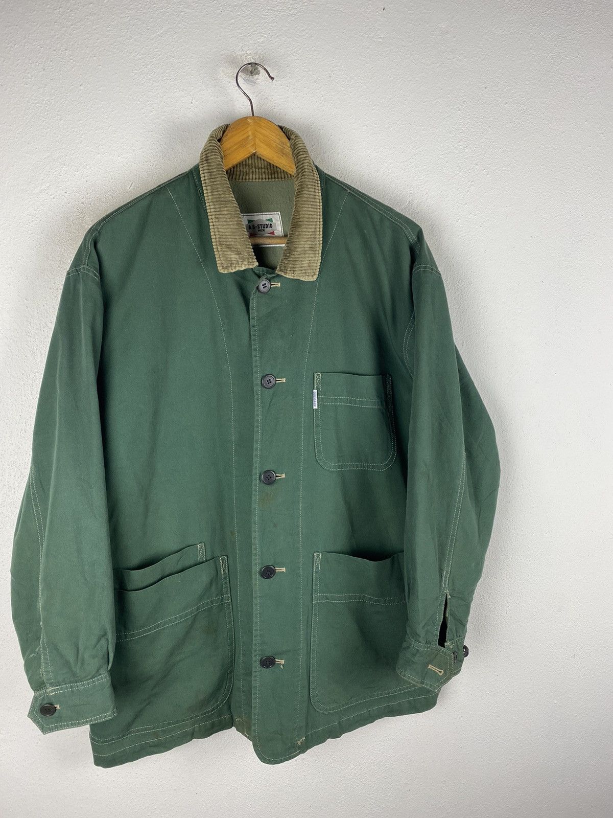 Japanese Brand A.S-STUDIO MEN CHORE JACKET MADE IN JAPAN Size US L / EU 52-54 / 3 - 3 Thumbnail