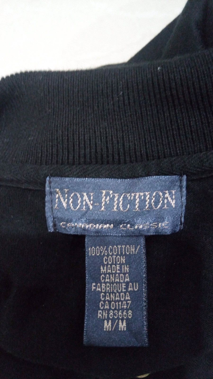 Japanese Brand × Vintage Vintage Non Fiction Tee Embroidered Big Logo size M fits XL Size US XL / EU 56 / 4 - 7 Thumbnail