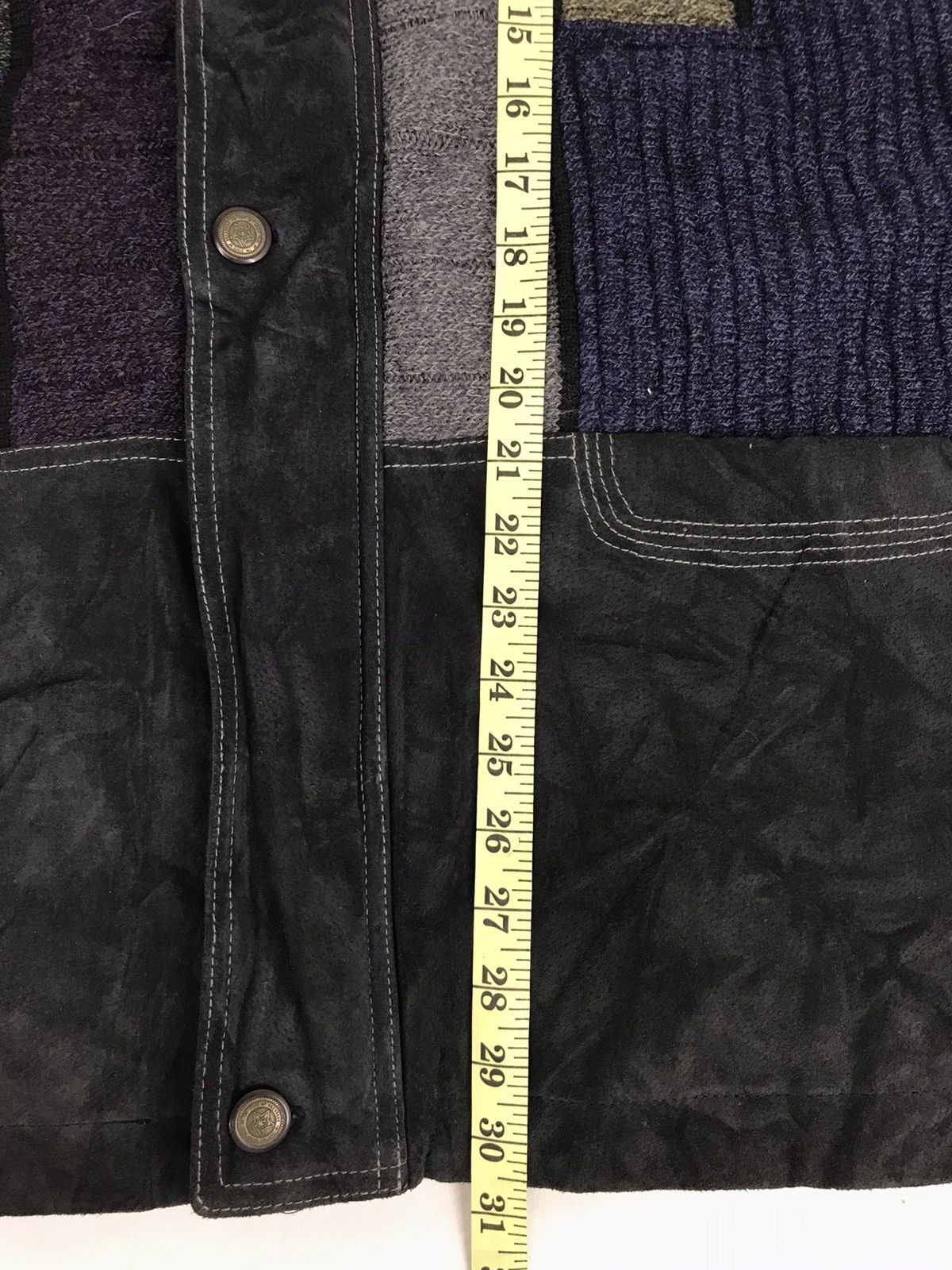 Vintage Arnaldo Bassini Italian Designer Patchworks Style Jacket Size US L / EU 52-54 / 3 - 7 Thumbnail
