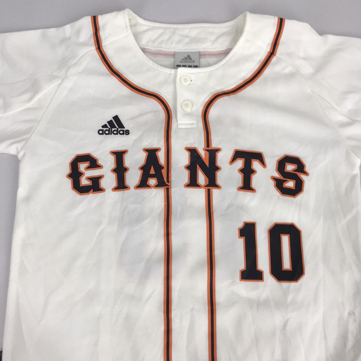 Adidas Vintage Jersey Adidas Giants Abe 10 Baseball Mlb Big Logo Size XS / US 0-2 / IT 36-38 - 3 Thumbnail