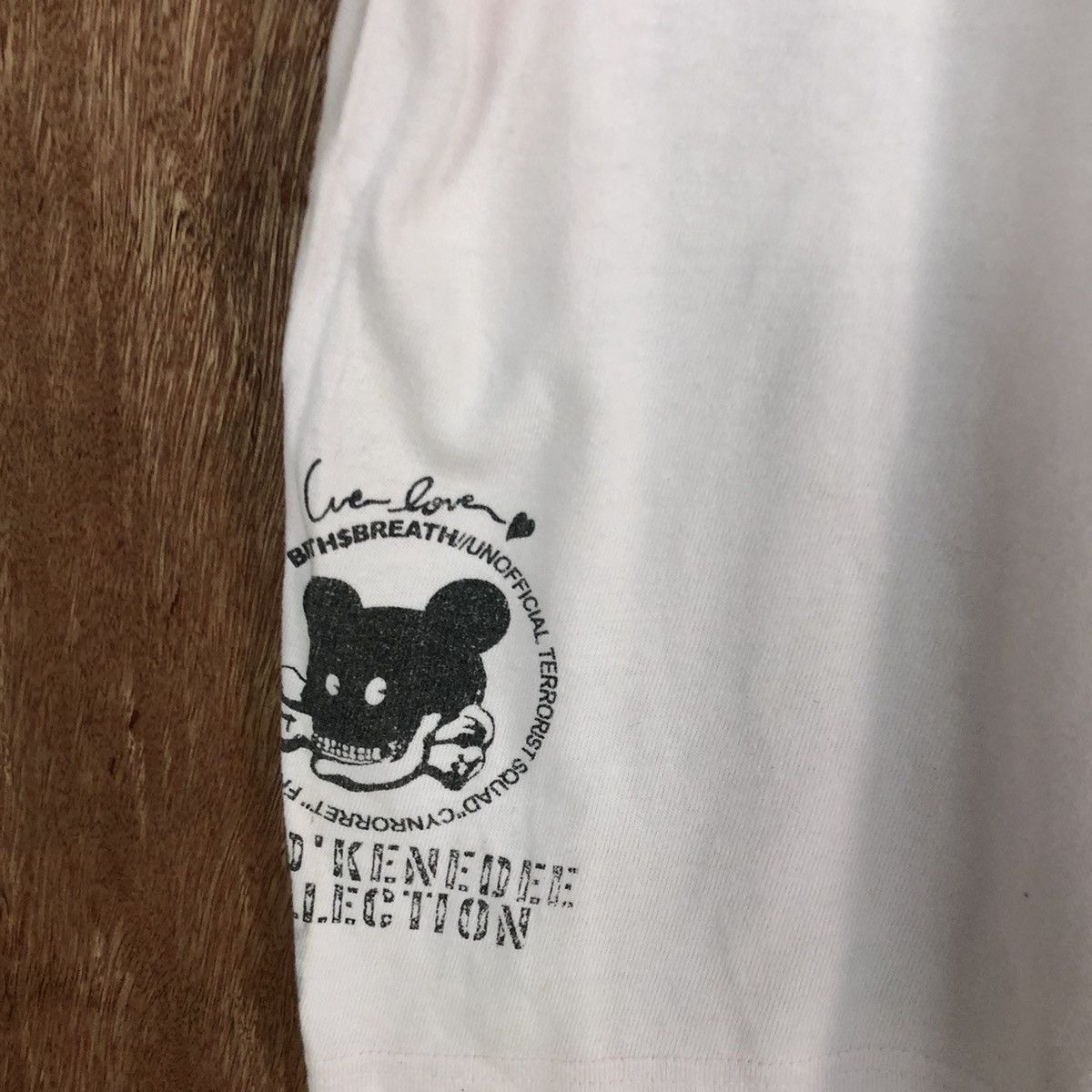 Vintage DLL Ted Kenedee No War WHite SHort Sleeve Tshirt #1451 Size US XL / EU 56 / 4 - 11 Thumbnail