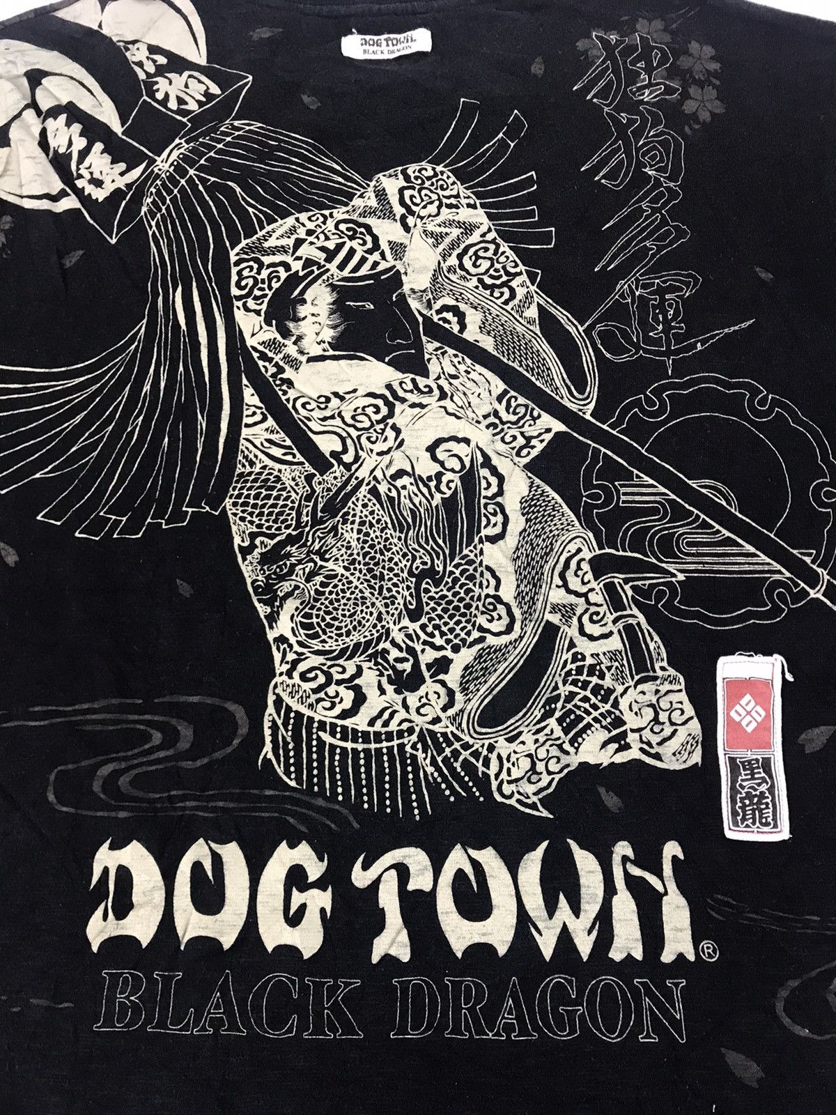 Dogtown Rare Dog Town Black Dragon Motif Art Tee Skate Rap Size US XL / EU 56 / 4 - 2 Thumbnail