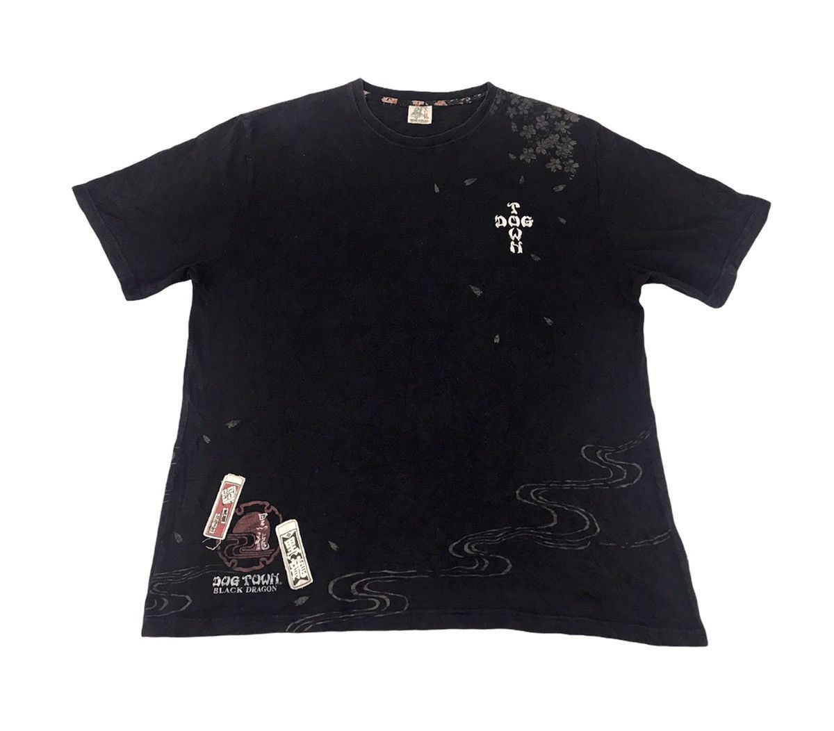 Dogtown Rare Dog Town Black Dragon Motif Art Tee Skate Rap Size US XL / EU 56 / 4 - 3 Thumbnail
