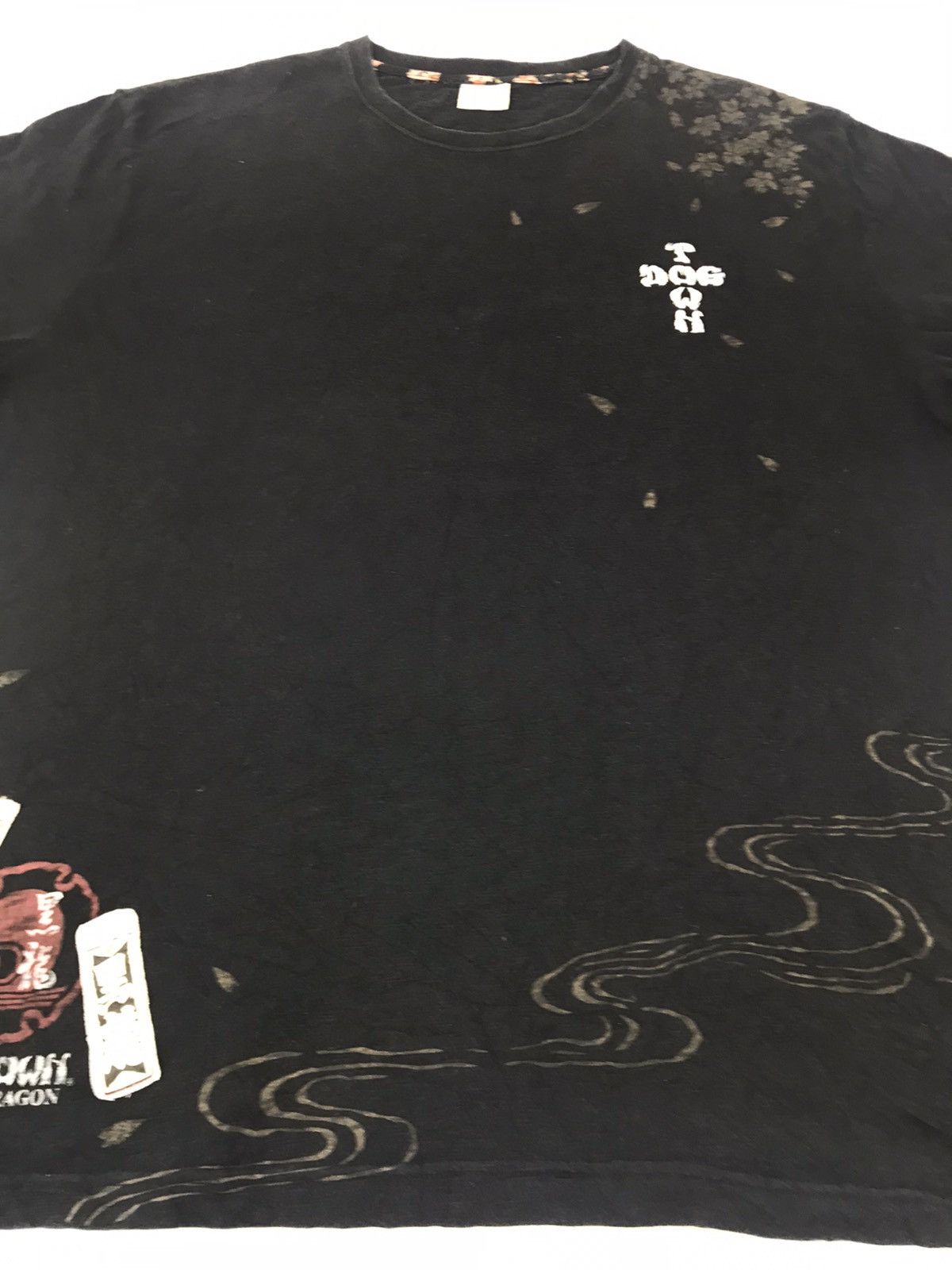 Dogtown Rare Dog Town Black Dragon Motif Art Tee Skate Rap Size US XL / EU 56 / 4 - 4 Thumbnail