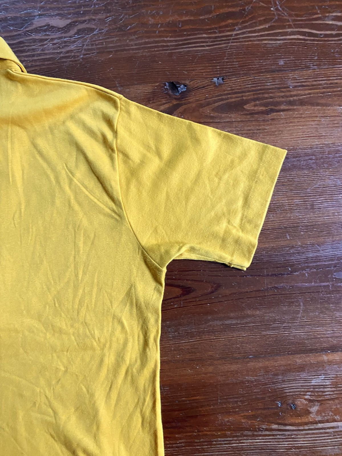 Retrofit Vintage 50’s Amati By Barclay Yellow Single Stitch Polo Size US S / EU 44-46 / 1 - 11 Thumbnail