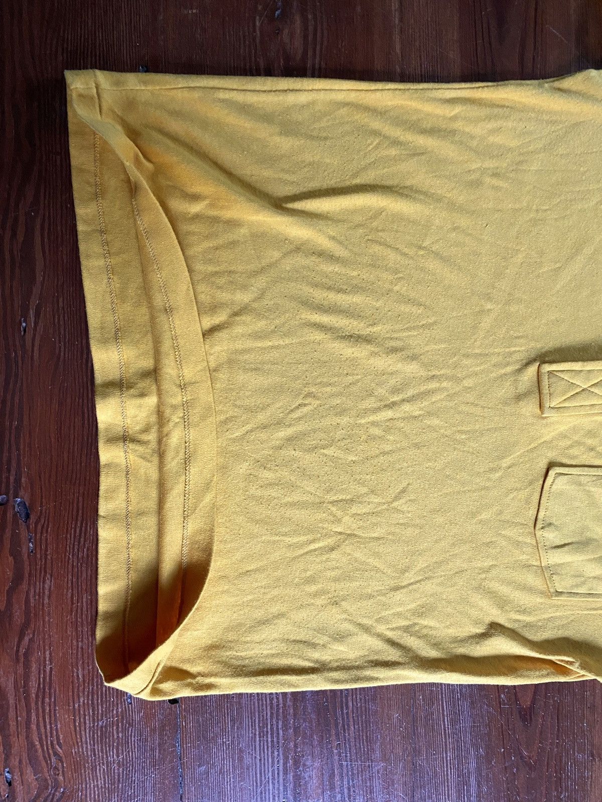 Retrofit Vintage 50’s Amati By Barclay Yellow Single Stitch Polo Size US S / EU 44-46 / 1 - 4 Thumbnail