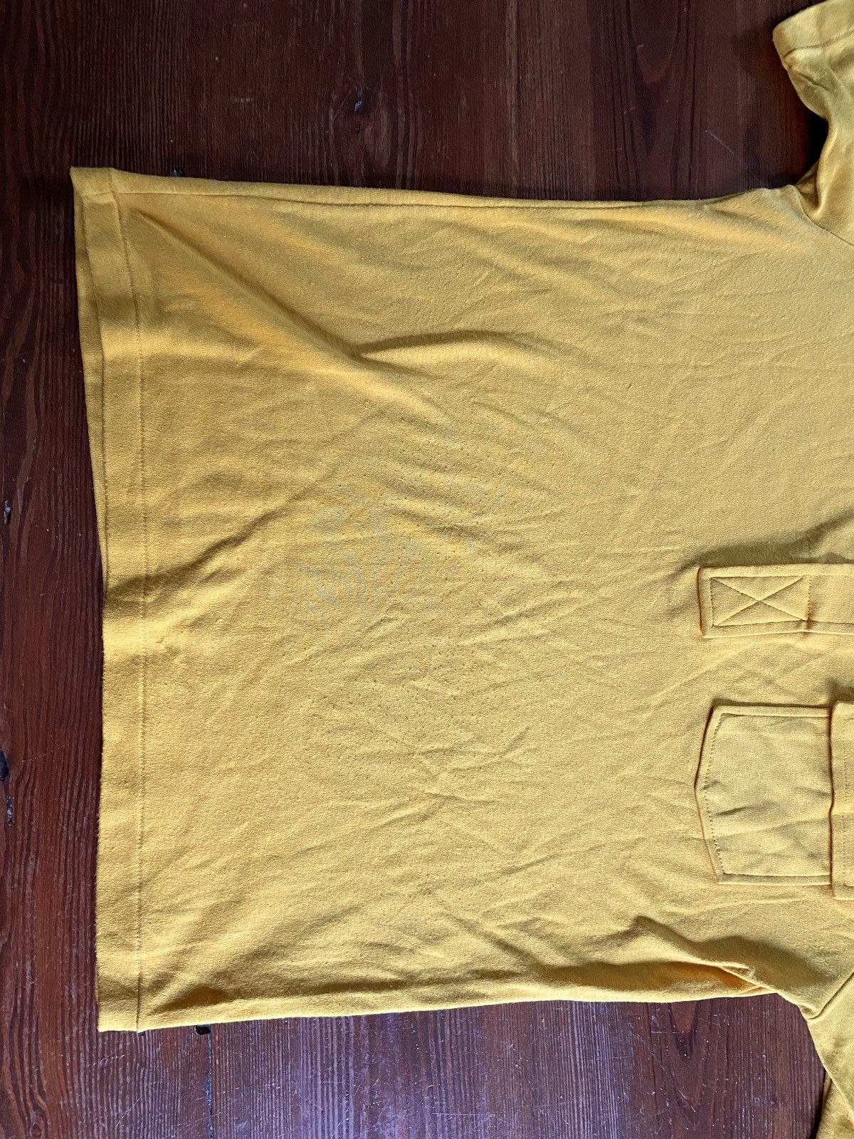 Retrofit Vintage 50’s Amati By Barclay Yellow Single Stitch Polo Size US S / EU 44-46 / 1 - 3 Thumbnail