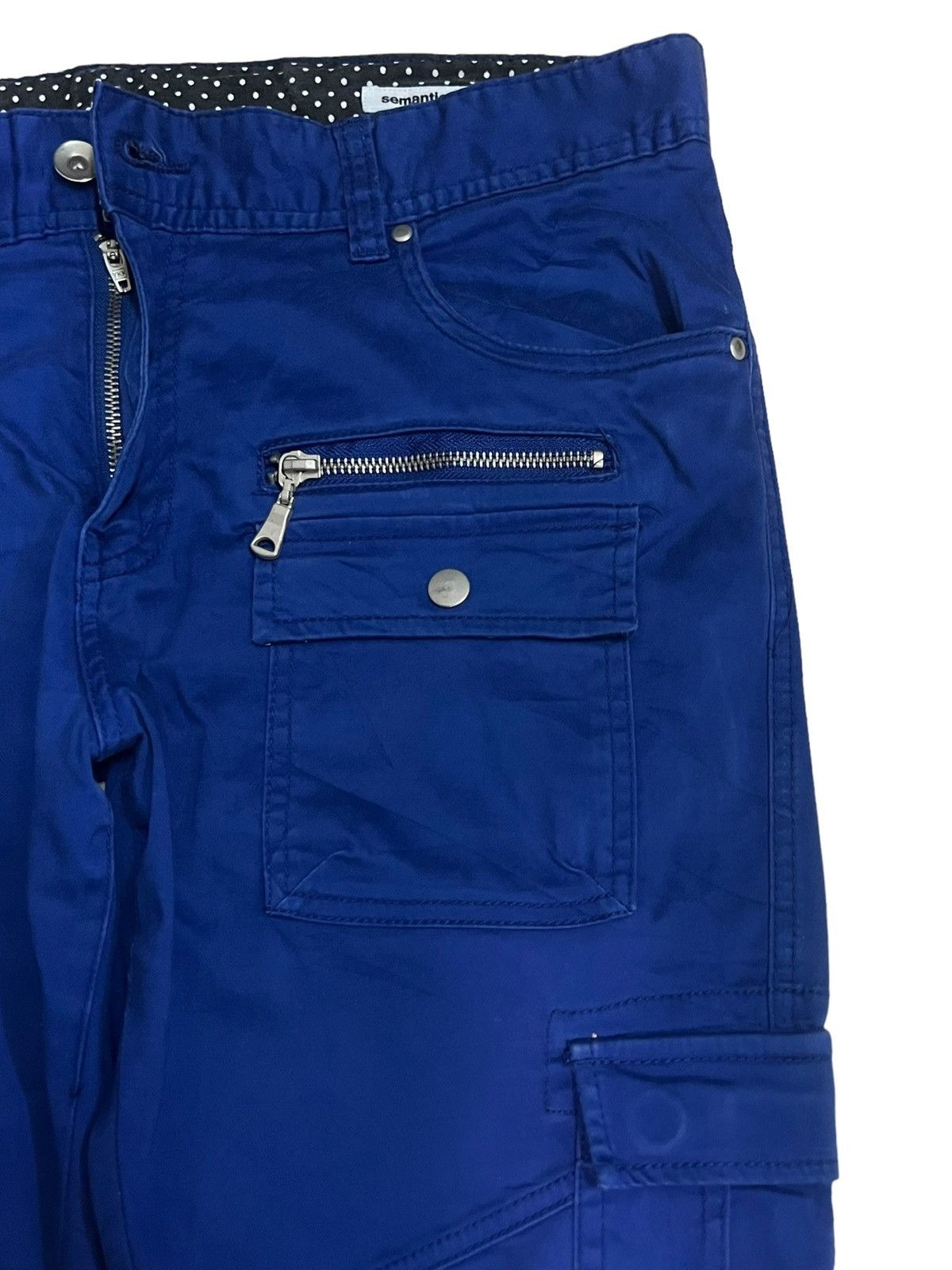 Japanese Brand × Seditionaries 🔥NEED GONE🔥SEMANTIC DESIGN CARGO PANTS 8 POCKET SLIMFIT Size US 34 / EU 50 - 6 Thumbnail