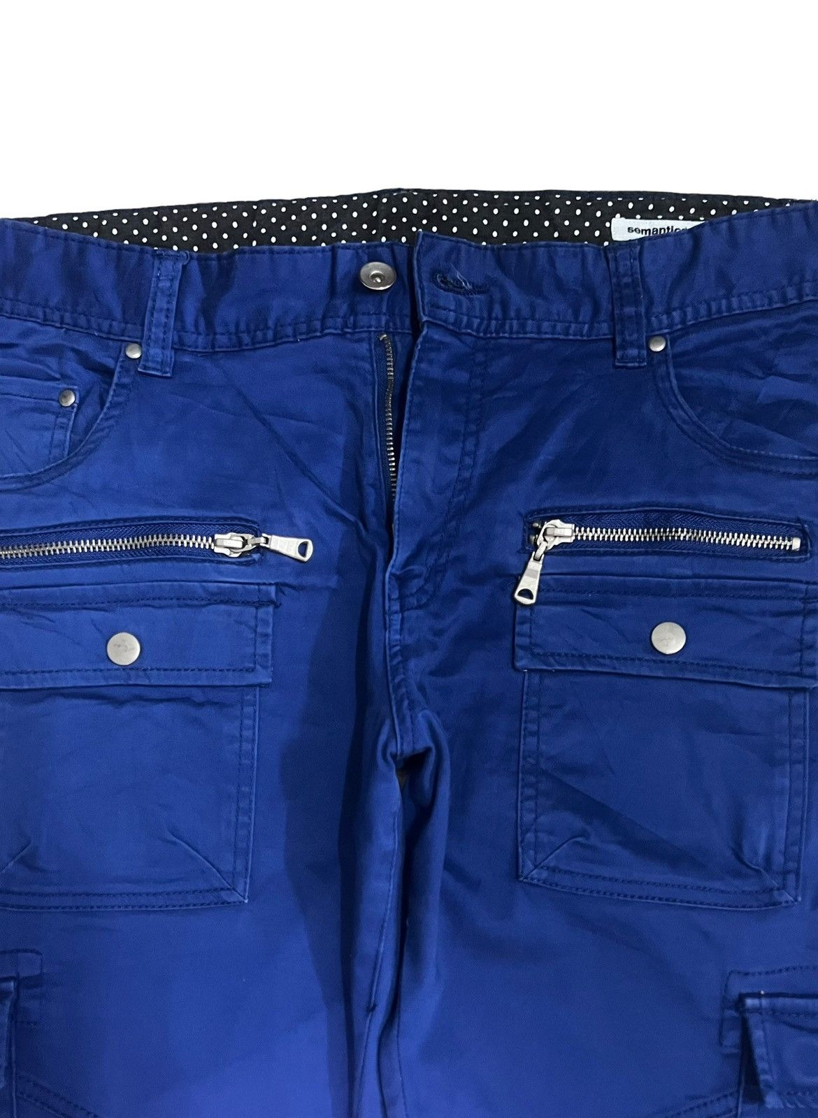 Japanese Brand × Seditionaries 🔥NEED GONE🔥SEMANTIC DESIGN CARGO PANTS 8 POCKET SLIMFIT Size US 34 / EU 50 - 7 Thumbnail