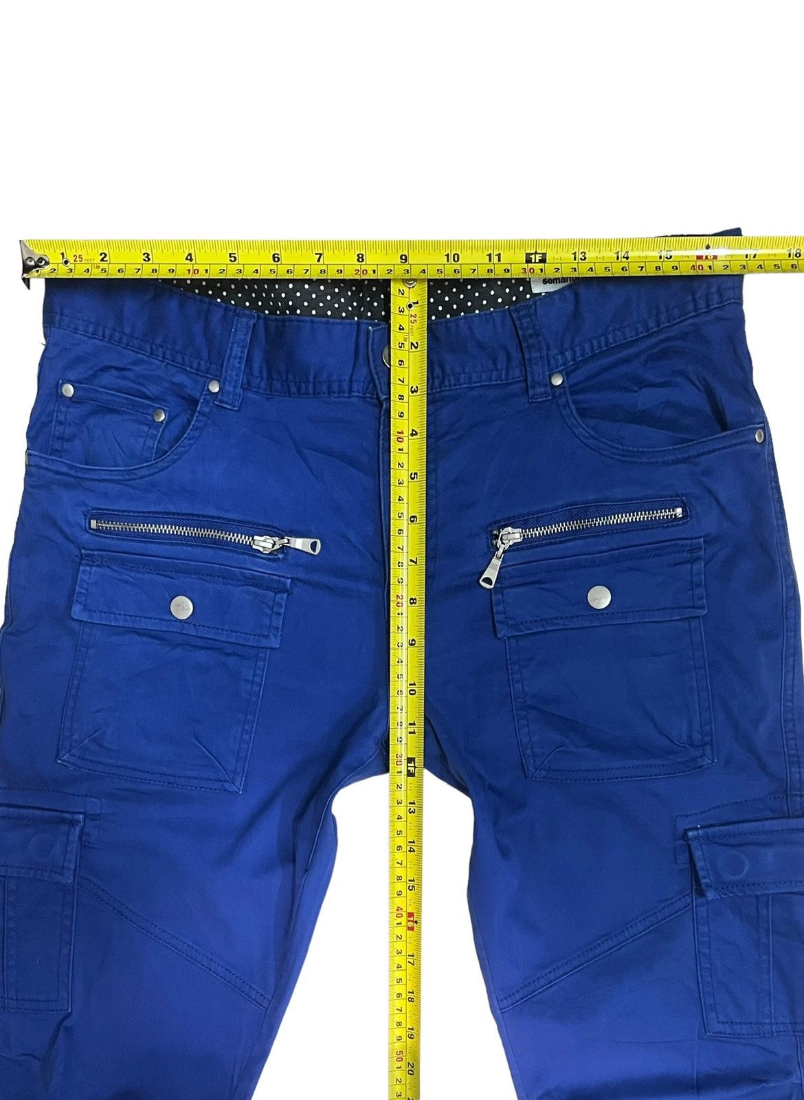 Japanese Brand × Seditionaries 🔥NEED GONE🔥SEMANTIC DESIGN CARGO PANTS 8 POCKET SLIMFIT Size US 34 / EU 50 - 17 Thumbnail