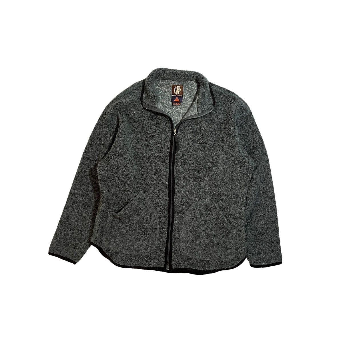 Nike ACG × Vintage Vintage Nike ACG Shag Deep Pile Jacket Size US XL / EU 56 / 4 - 1 Thumbnail