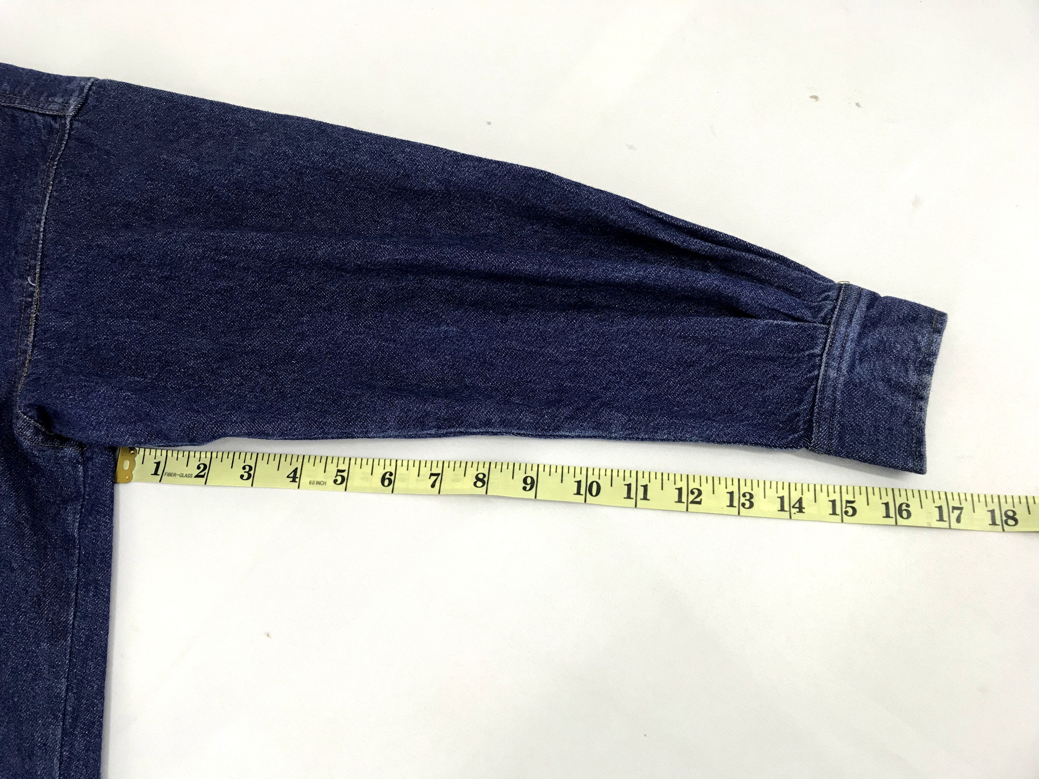 Japanese Brand Simree Denim Jacket Double Pockets Classic Trucker Vintage Size US L / EU 52-54 / 3 - 11 Thumbnail