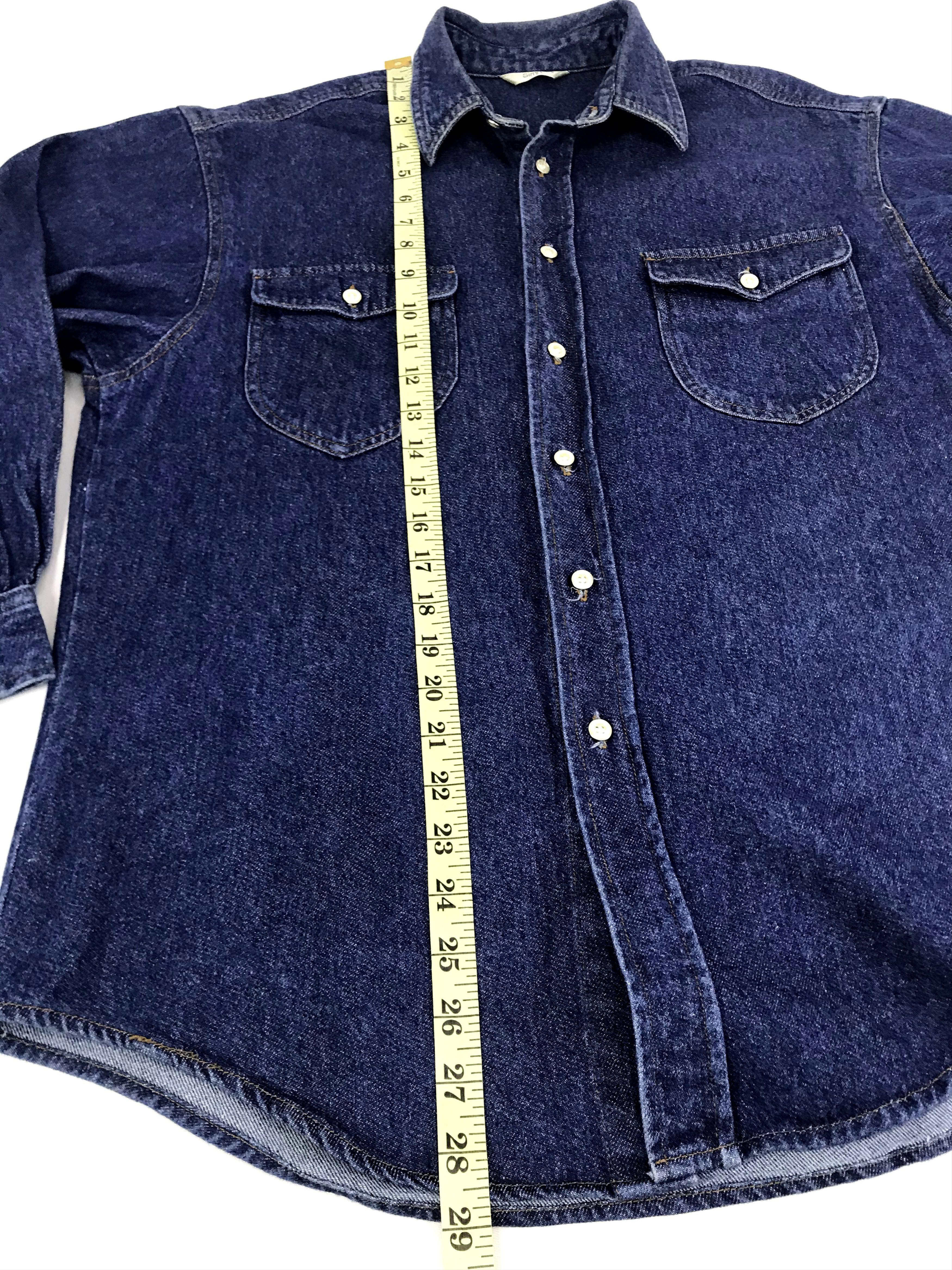Japanese Brand Simree Denim Jacket Double Pockets Classic Trucker Vintage Size US L / EU 52-54 / 3 - 10 Thumbnail