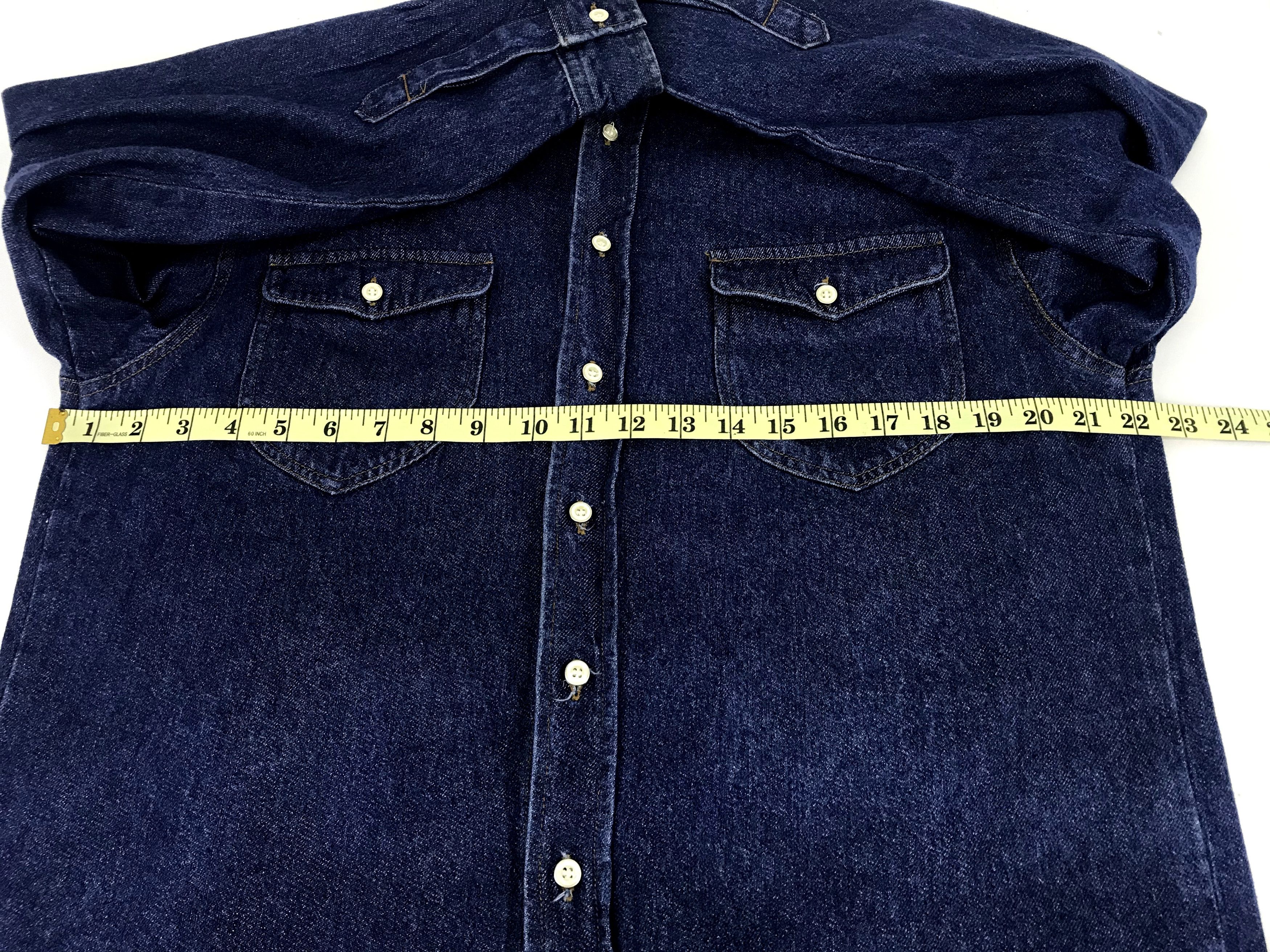 Japanese Brand Simree Denim Jacket Double Pockets Classic Trucker Vintage Size US L / EU 52-54 / 3 - 9 Thumbnail