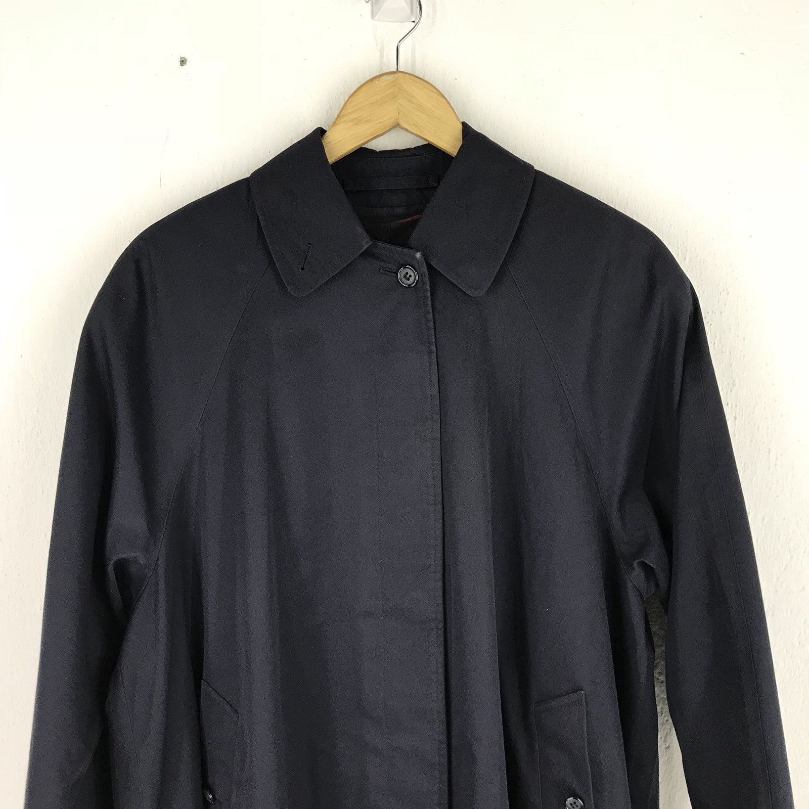 Burberry 🔥Burberry Prorsum Navy Blue Trech Coat Made In England Size US M / EU 48-50 / 2 - 5 Thumbnail