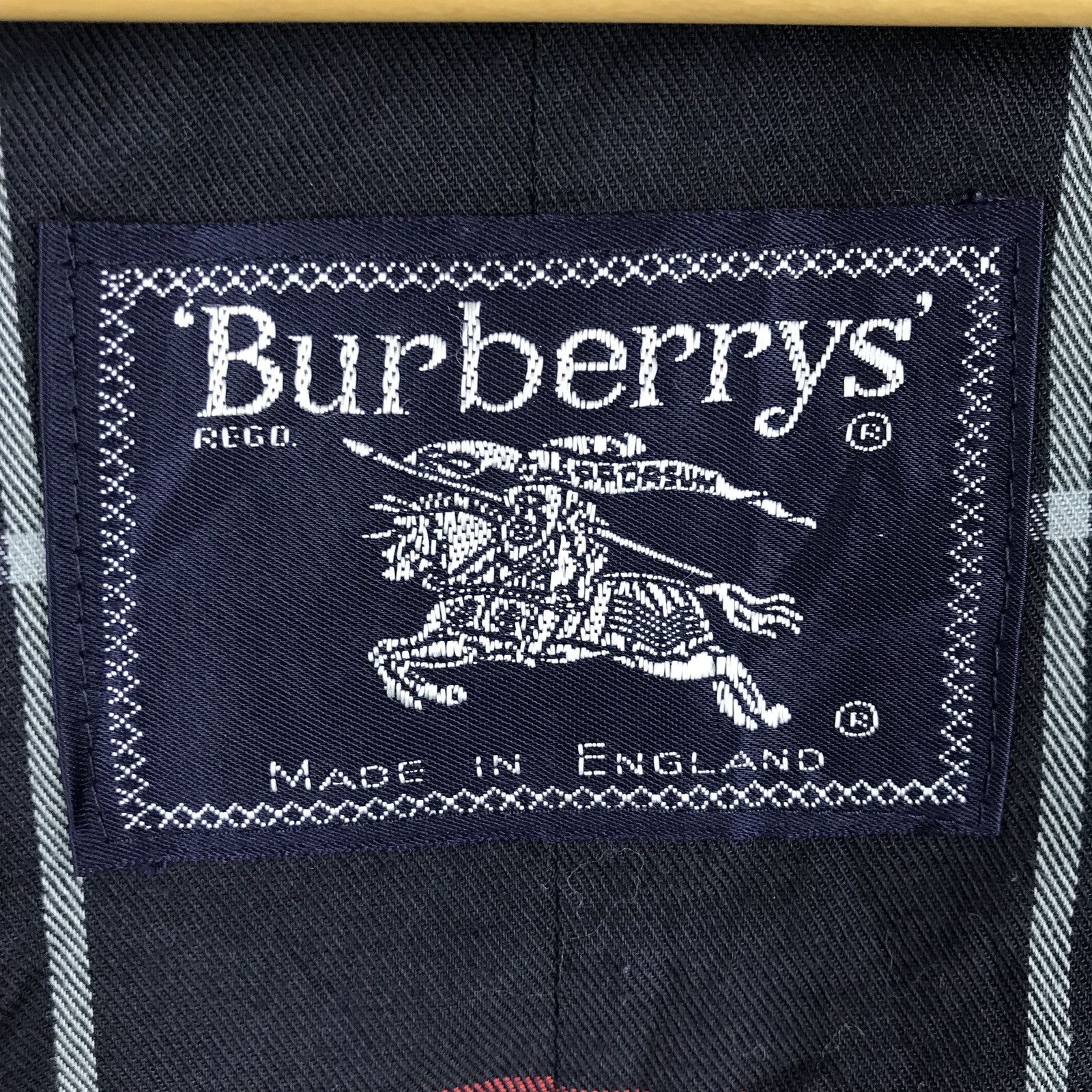 Burberry 🔥Burberry Prorsum Navy Blue Trech Coat Made In England Size US M / EU 48-50 / 2 - 9 Thumbnail