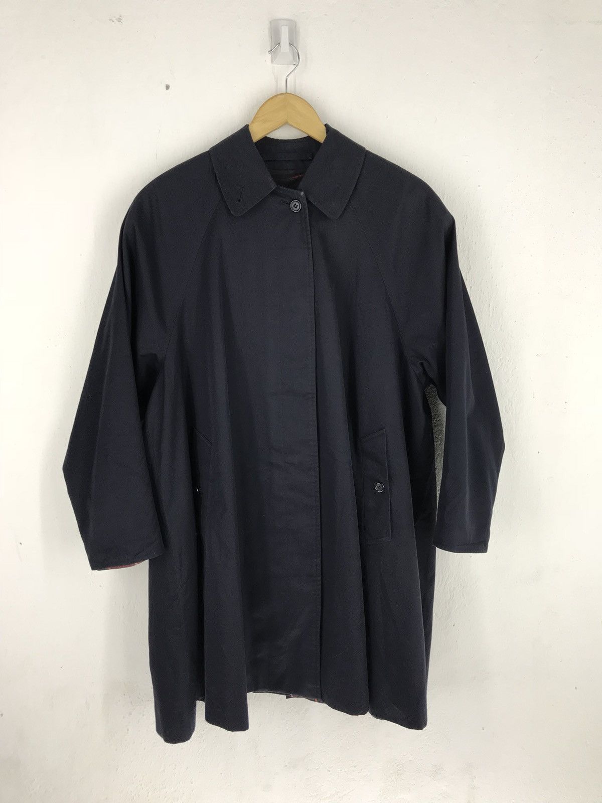 Burberry 🔥Burberry Prorsum Navy Blue Trech Coat Made In England Size US M / EU 48-50 / 2 - 8 Thumbnail