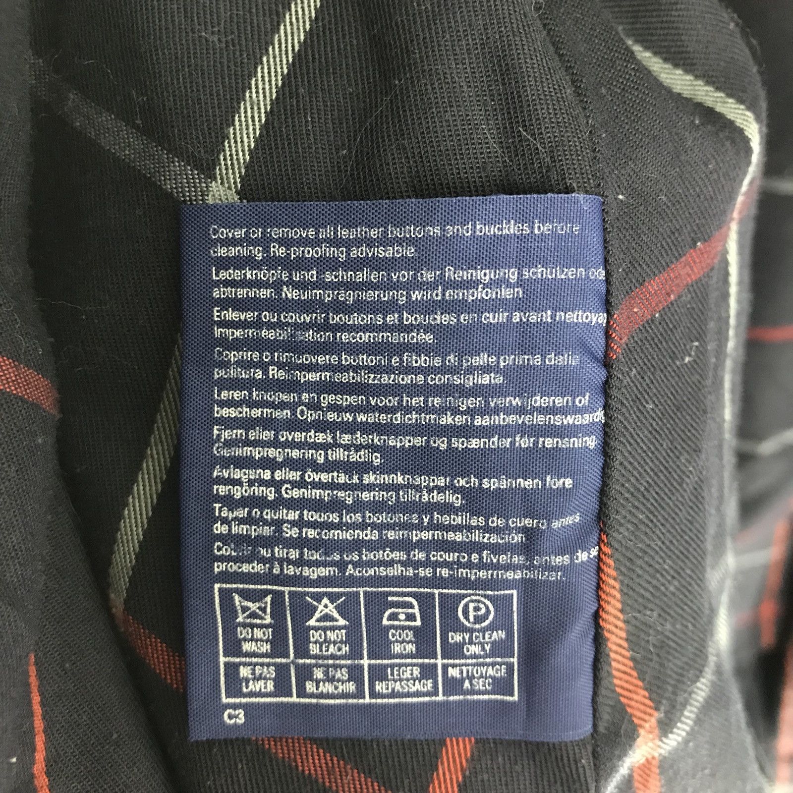Burberry 🔥Burberry Prorsum Navy Blue Trech Coat Made In England Size US M / EU 48-50 / 2 - 11 Thumbnail