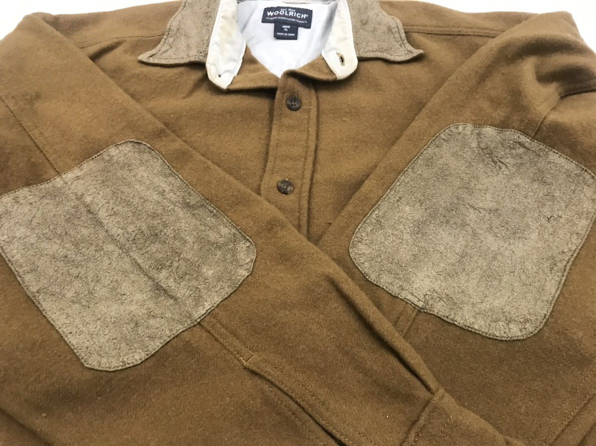 Vintage Vintage Woolrich Buckskin Men's Button Down Padded Elbow Size US XL / EU 56 / 4 - 3 Thumbnail