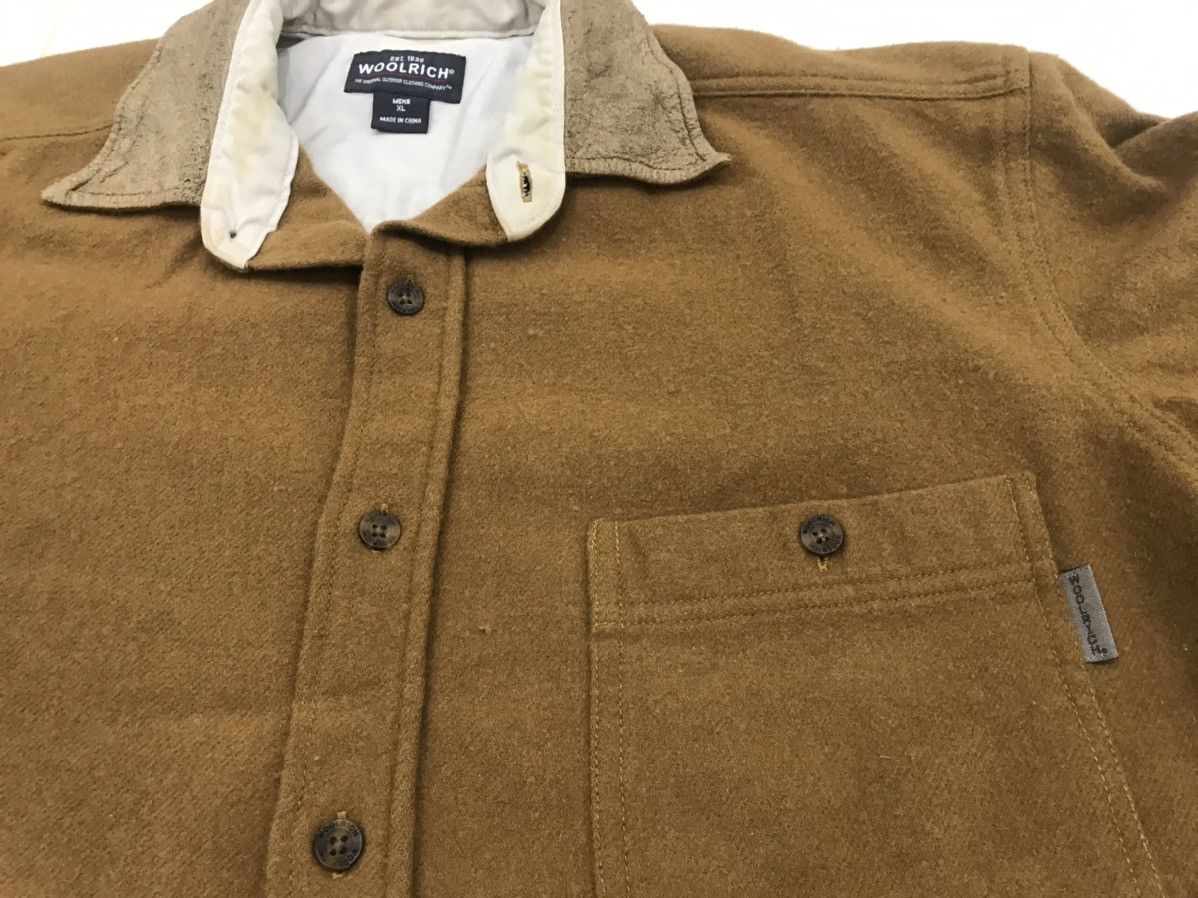 Vintage Vintage Woolrich Buckskin Men's Button Down Padded Elbow Size US XL / EU 56 / 4 - 4 Thumbnail