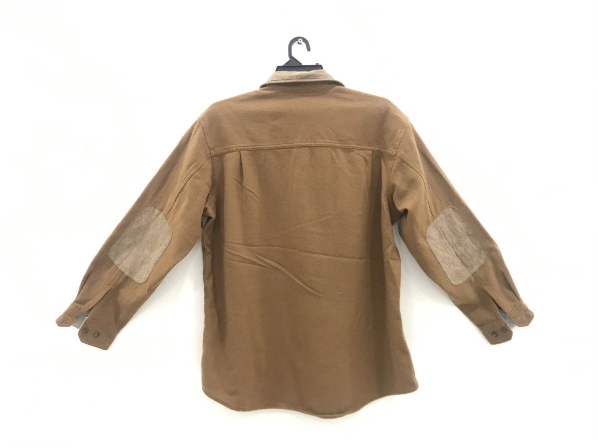 Vintage Vintage Woolrich Buckskin Men's Button Down Padded Elbow Size US XL / EU 56 / 4 - 5 Thumbnail