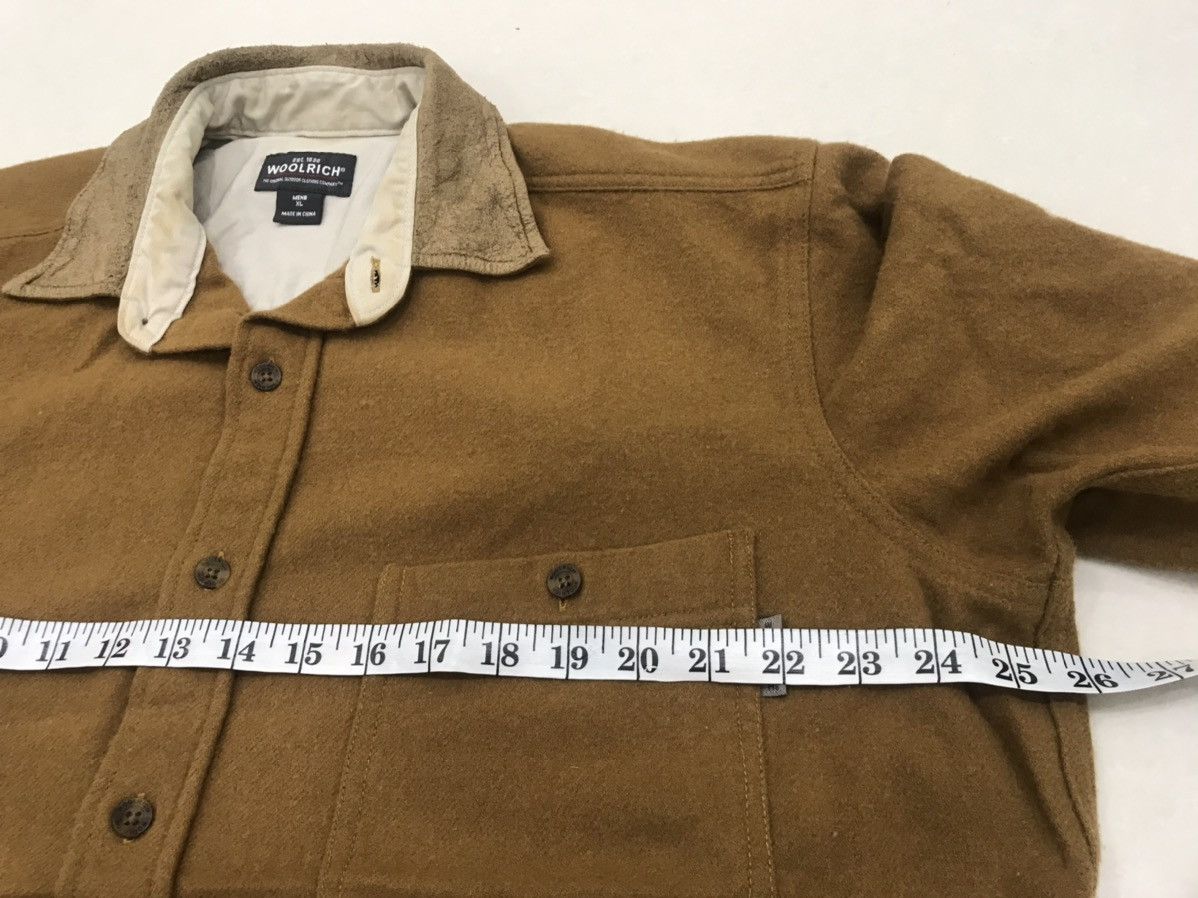 Vintage Vintage Woolrich Buckskin Men's Button Down Padded Elbow Size US XL / EU 56 / 4 - 7 Thumbnail