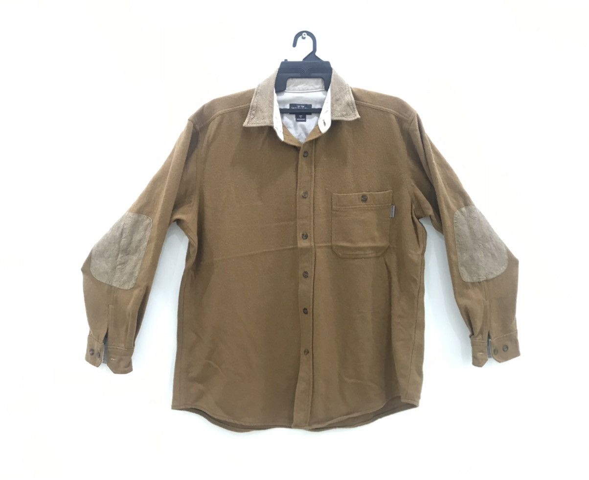 Vintage Vintage Woolrich Buckskin Men's Button Down Padded Elbow Size US XL / EU 56 / 4 - 1 Thumbnail