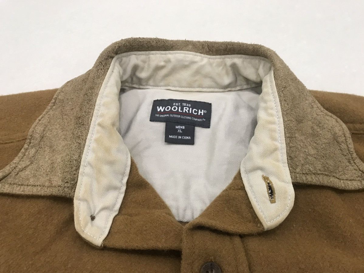 Vintage Vintage Woolrich Buckskin Men's Button Down Padded Elbow Size US XL / EU 56 / 4 - 2 Thumbnail