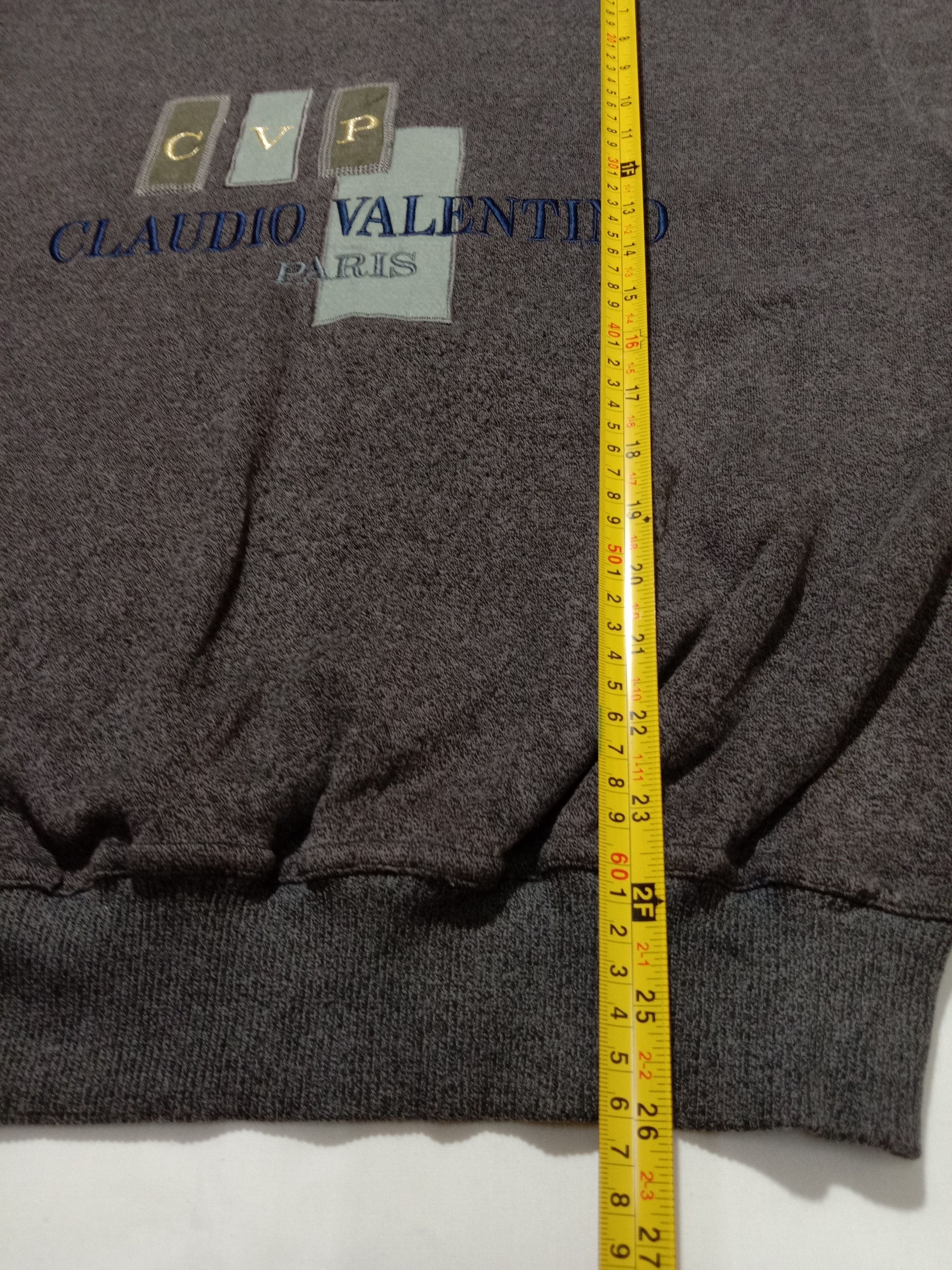 Valentino Claudio Valentino Paris Sweatshirt Spell Out Logo Size US M / EU 48-50 / 2 - 5 Thumbnail
