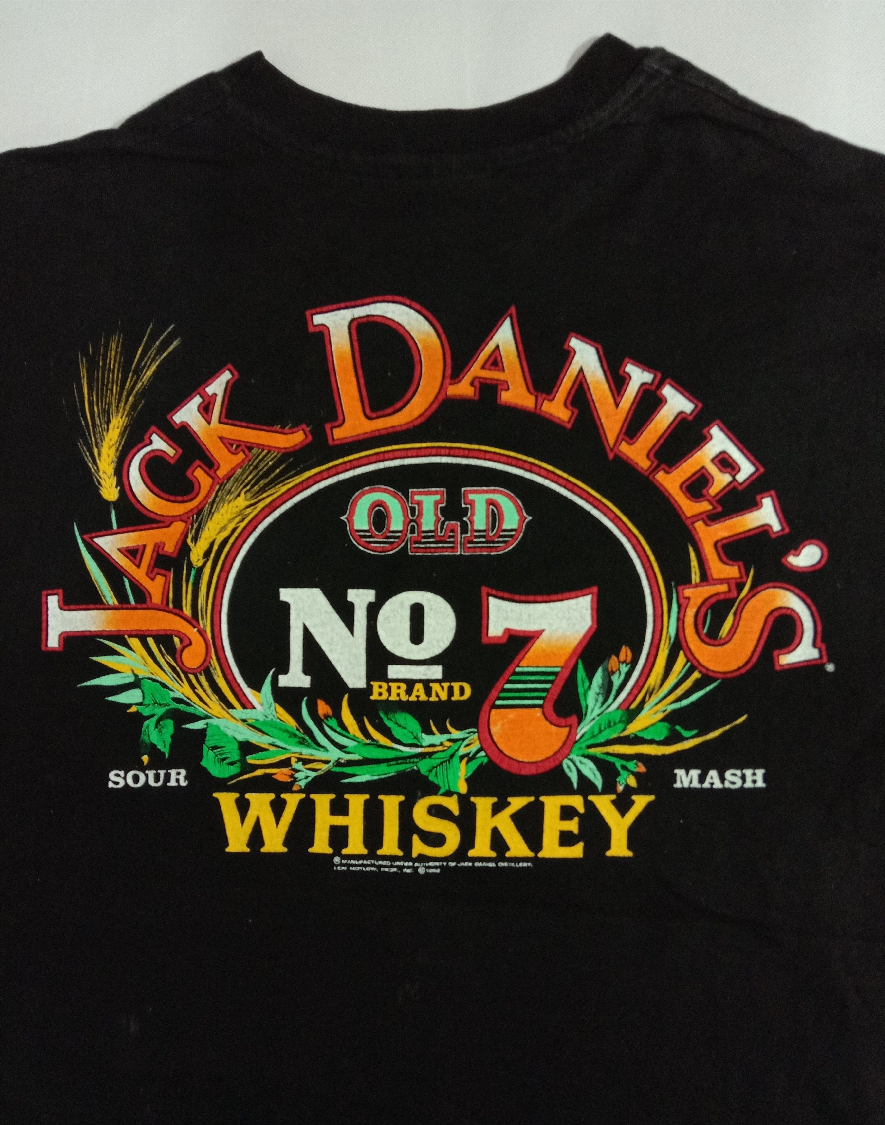 Other Vintage 90s Jack Daniels Old No 7 Brand Whiskey Size US L / EU 52-54 / 3 - 2 Thumbnail